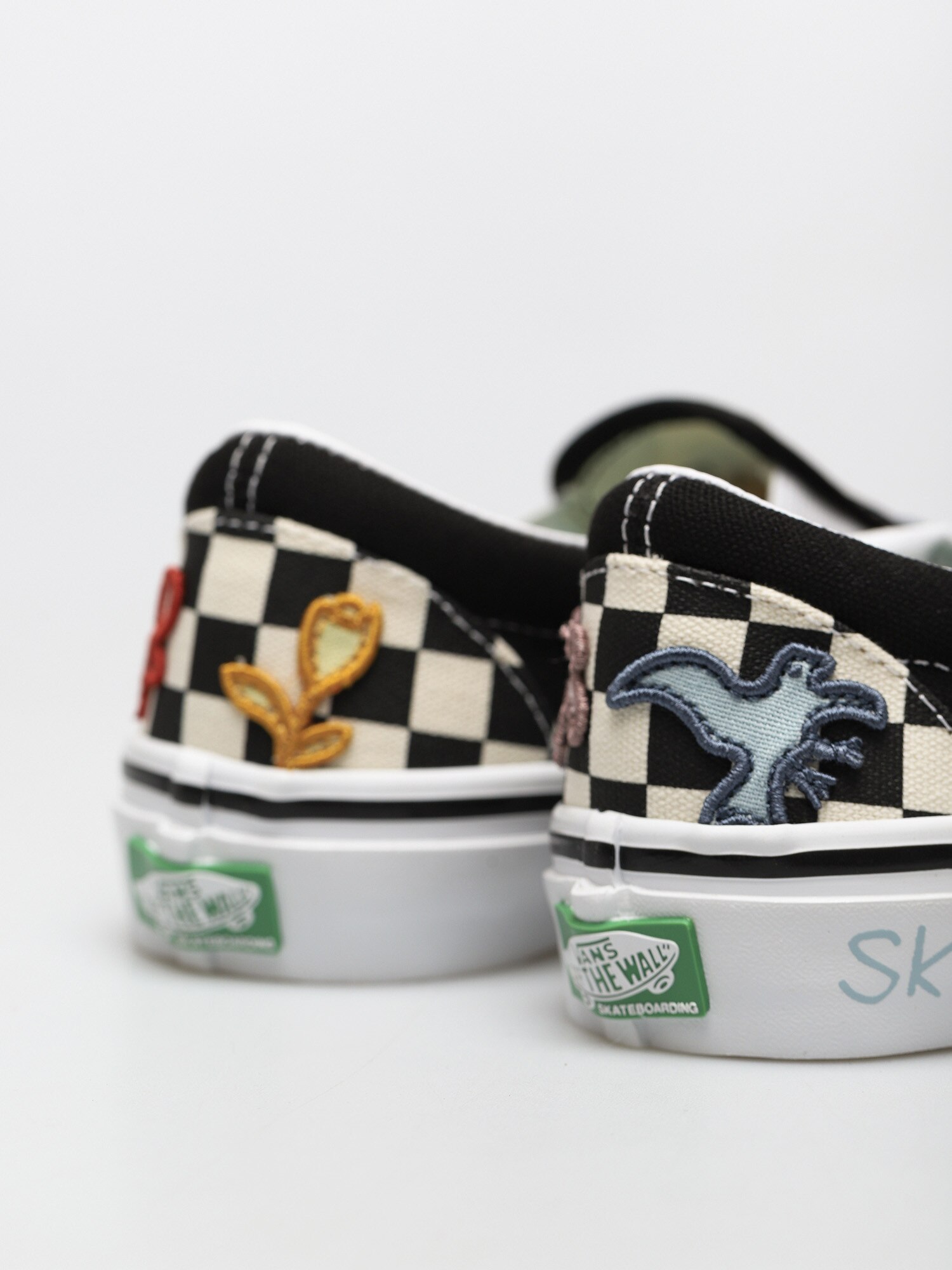 Buty Vans X Skateistan Skate Slip On (checkerboard)