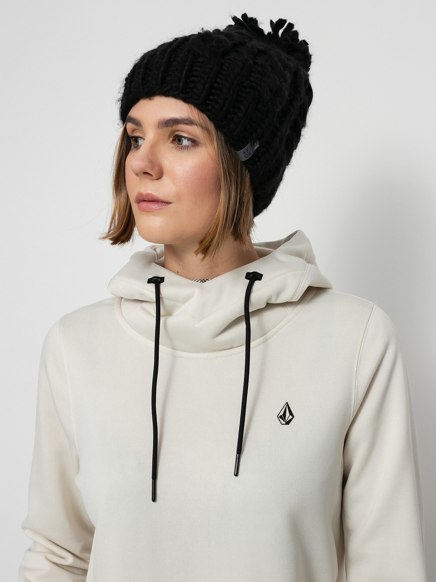 Bluza z kapturem Volcom Spring Shred HD Wmn (bone)