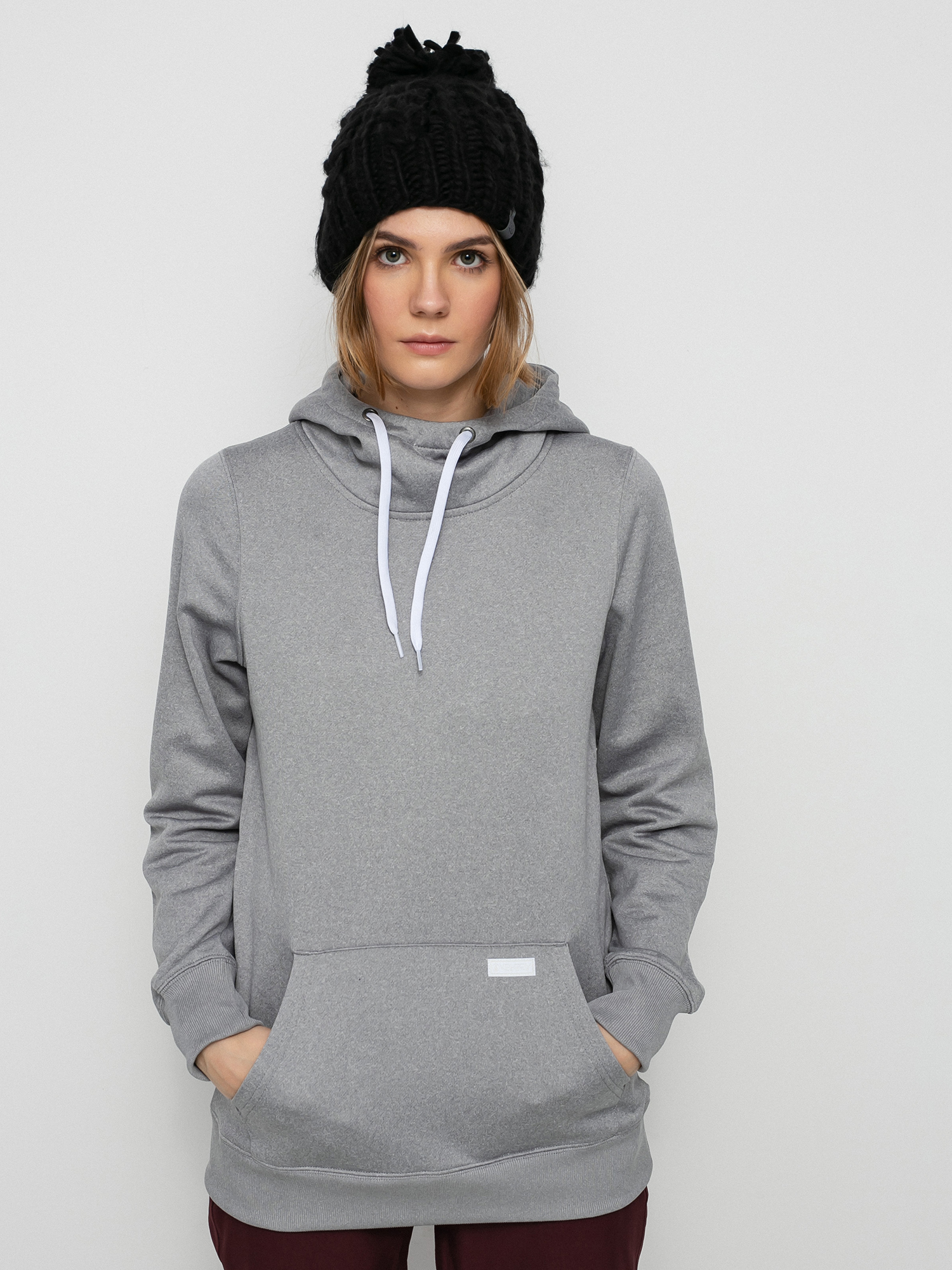 Bluza z kapturem Volcom Yerba HD Wmn (heather grey)