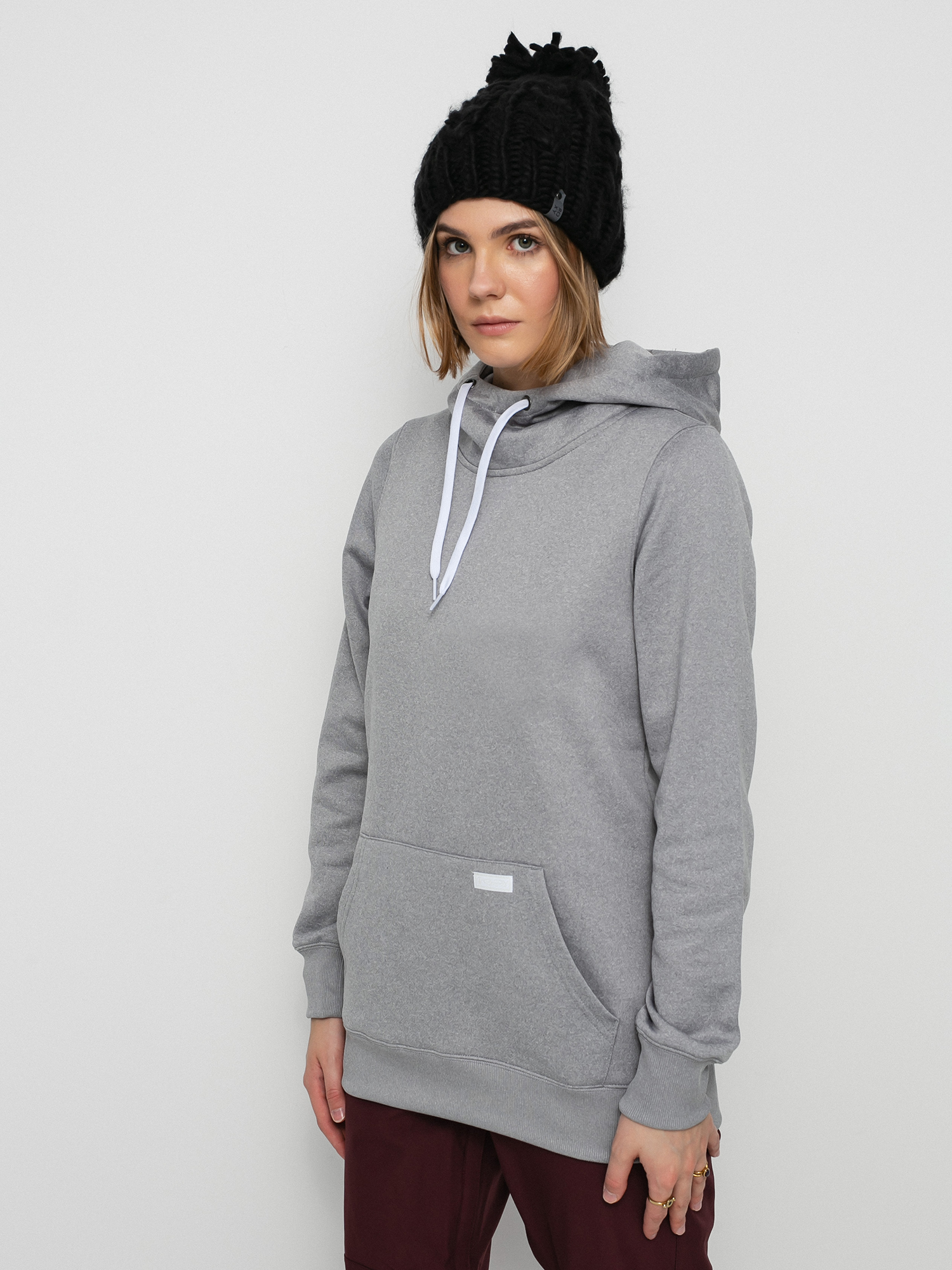 Bluza z kapturem Volcom Yerba HD Wmn (heather grey)