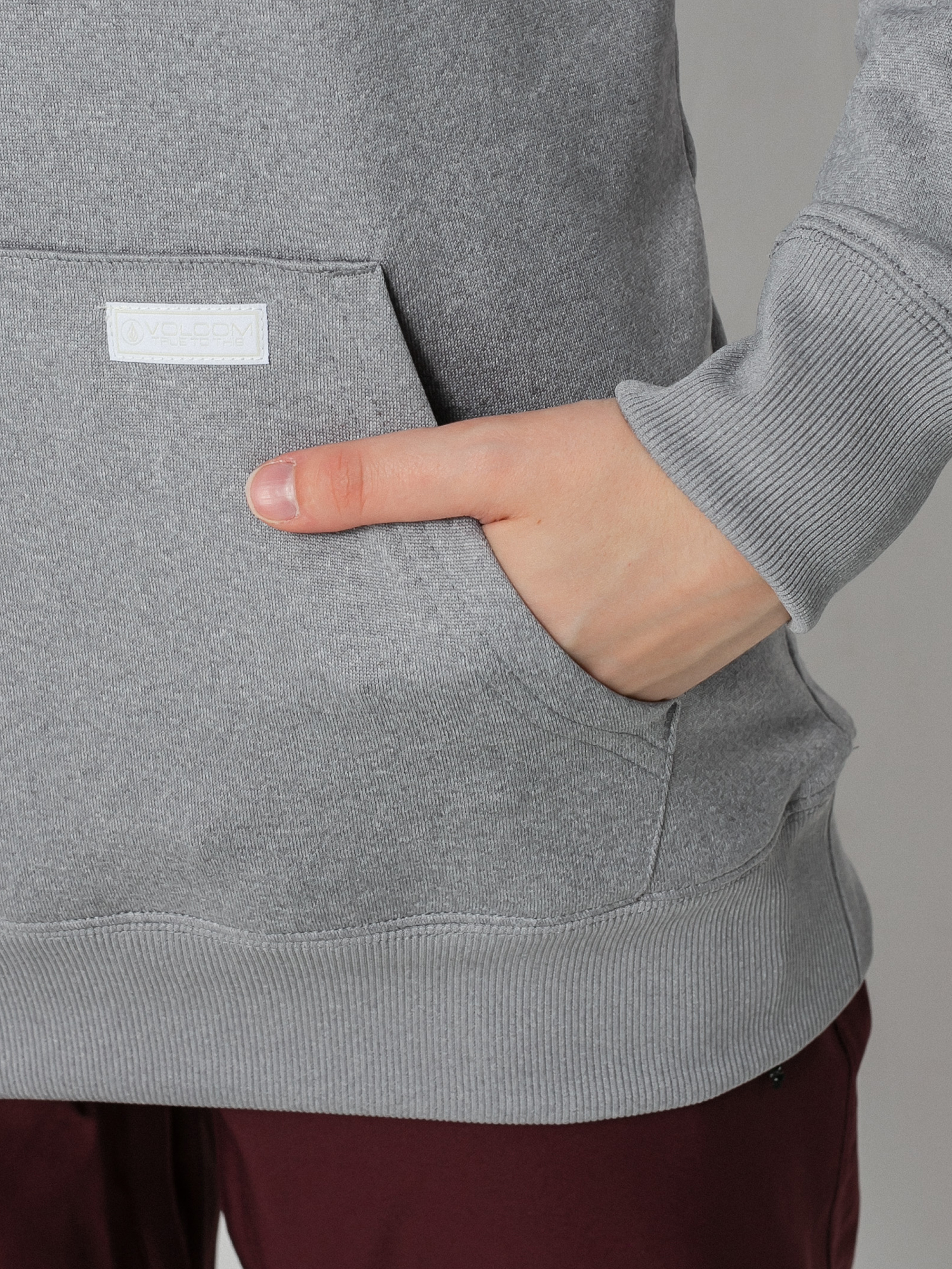 Bluza z kapturem Volcom Yerba HD Wmn (heather grey)