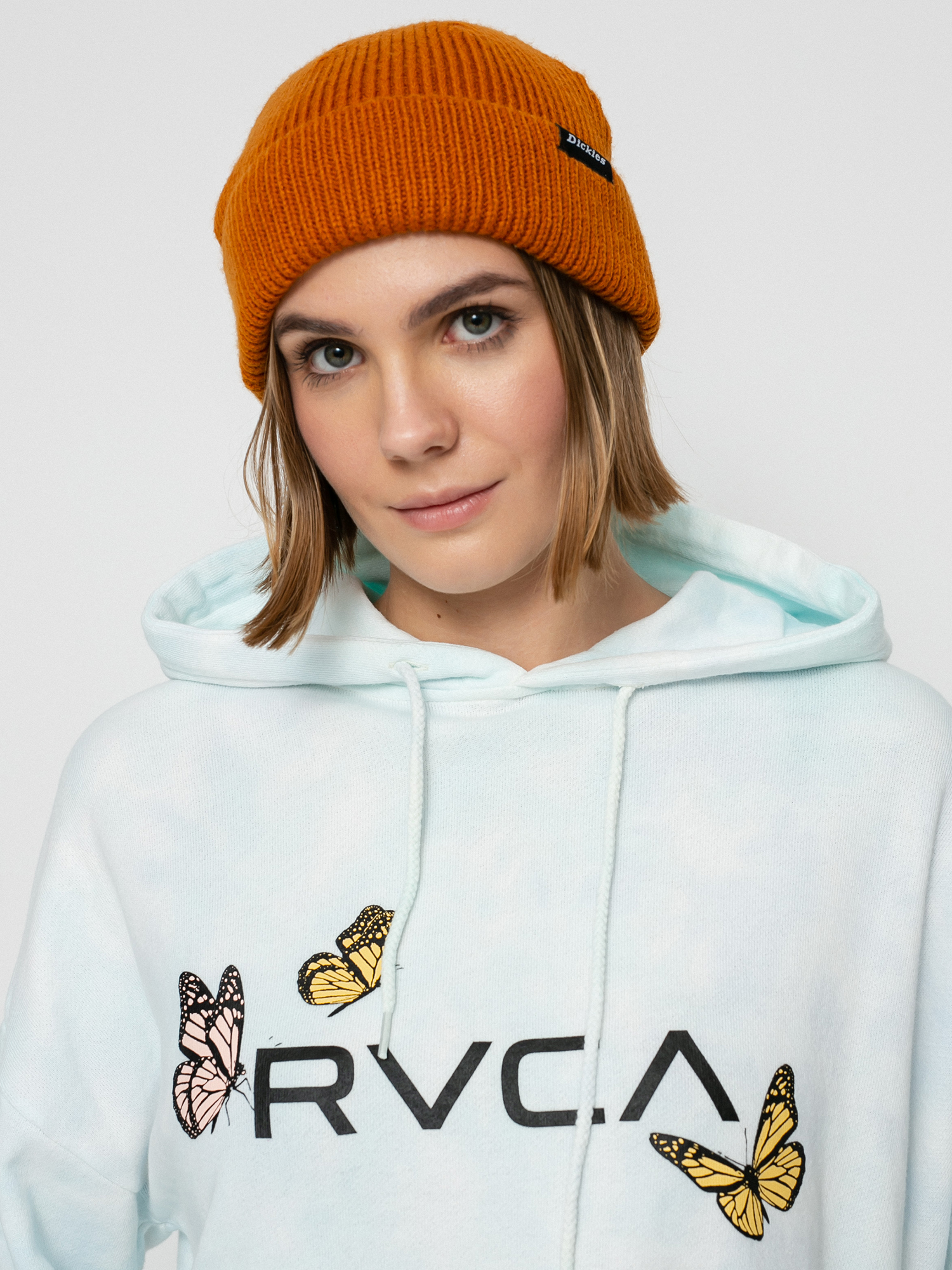 Bluza z kapturem RVCA Big Rvca Venice HD Wmn (vintage white)