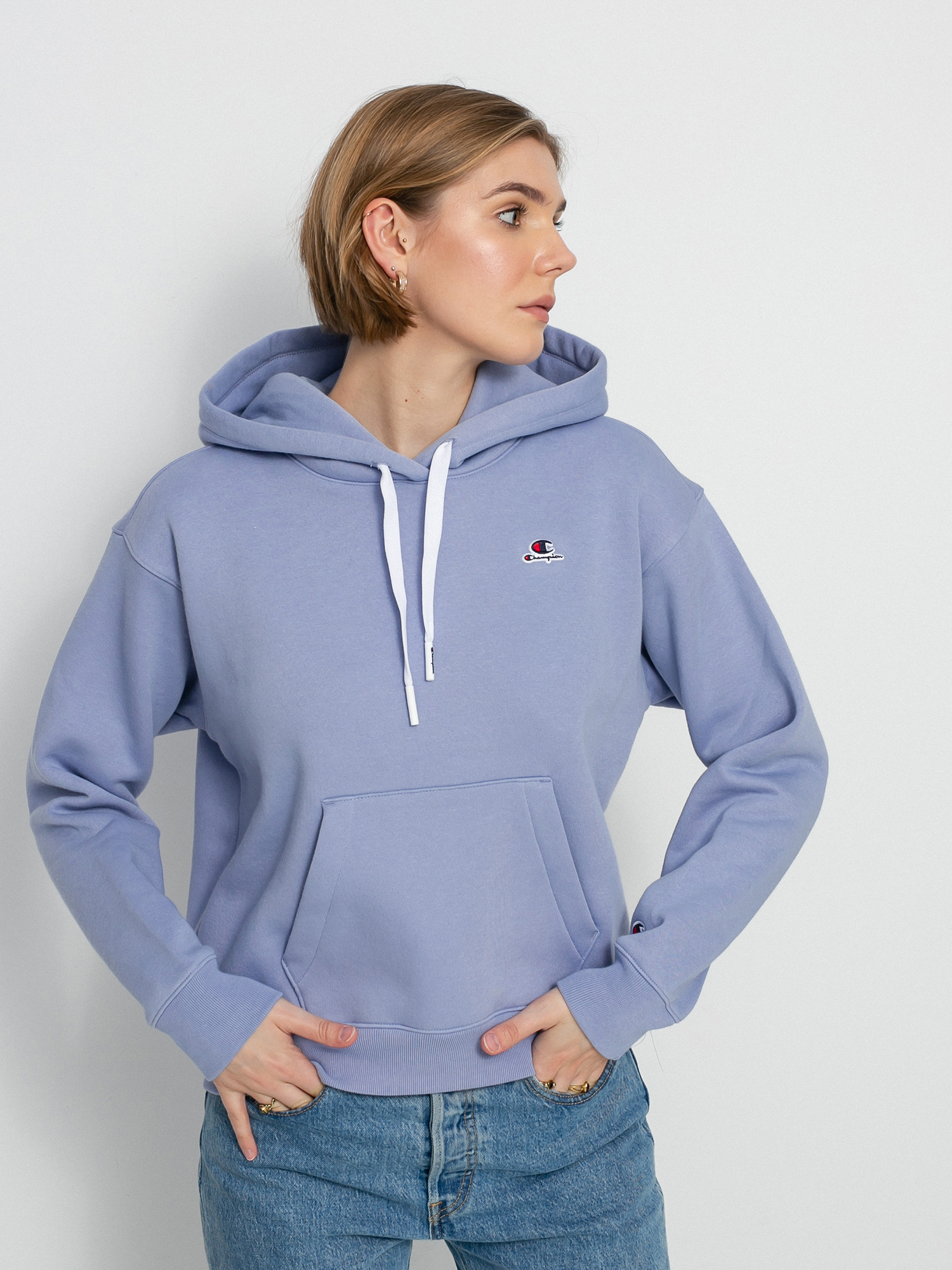 Bluza z kapturem Champion Sweatshirt HD 114466 Wmn (pur)