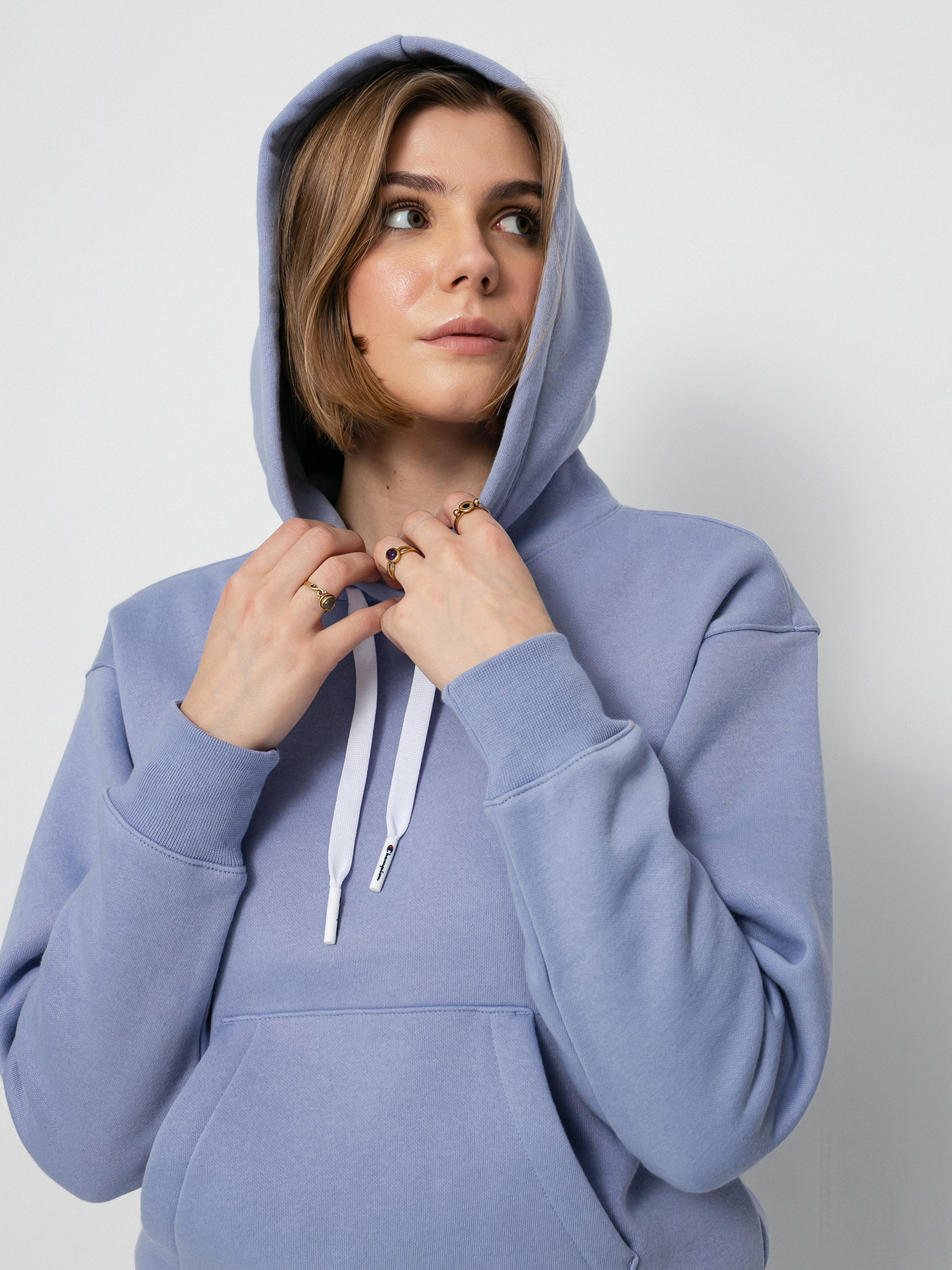 Bluza z kapturem Champion Sweatshirt HD 114466 Wmn (pur)