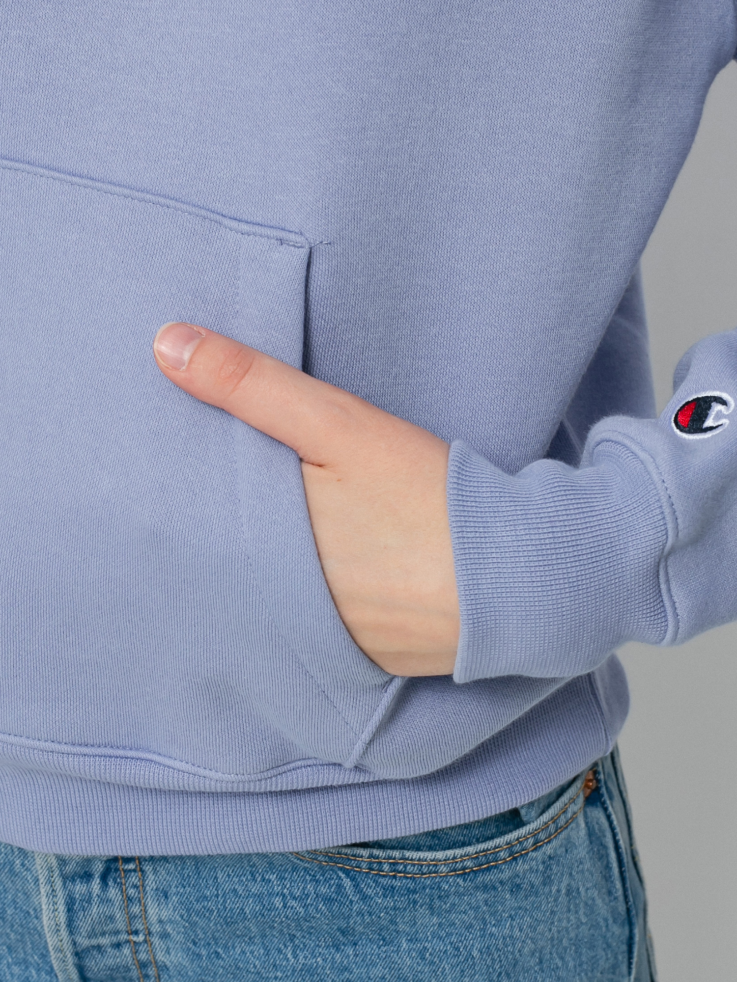Bluza z kapturem Champion Sweatshirt HD 114466 Wmn (pur)