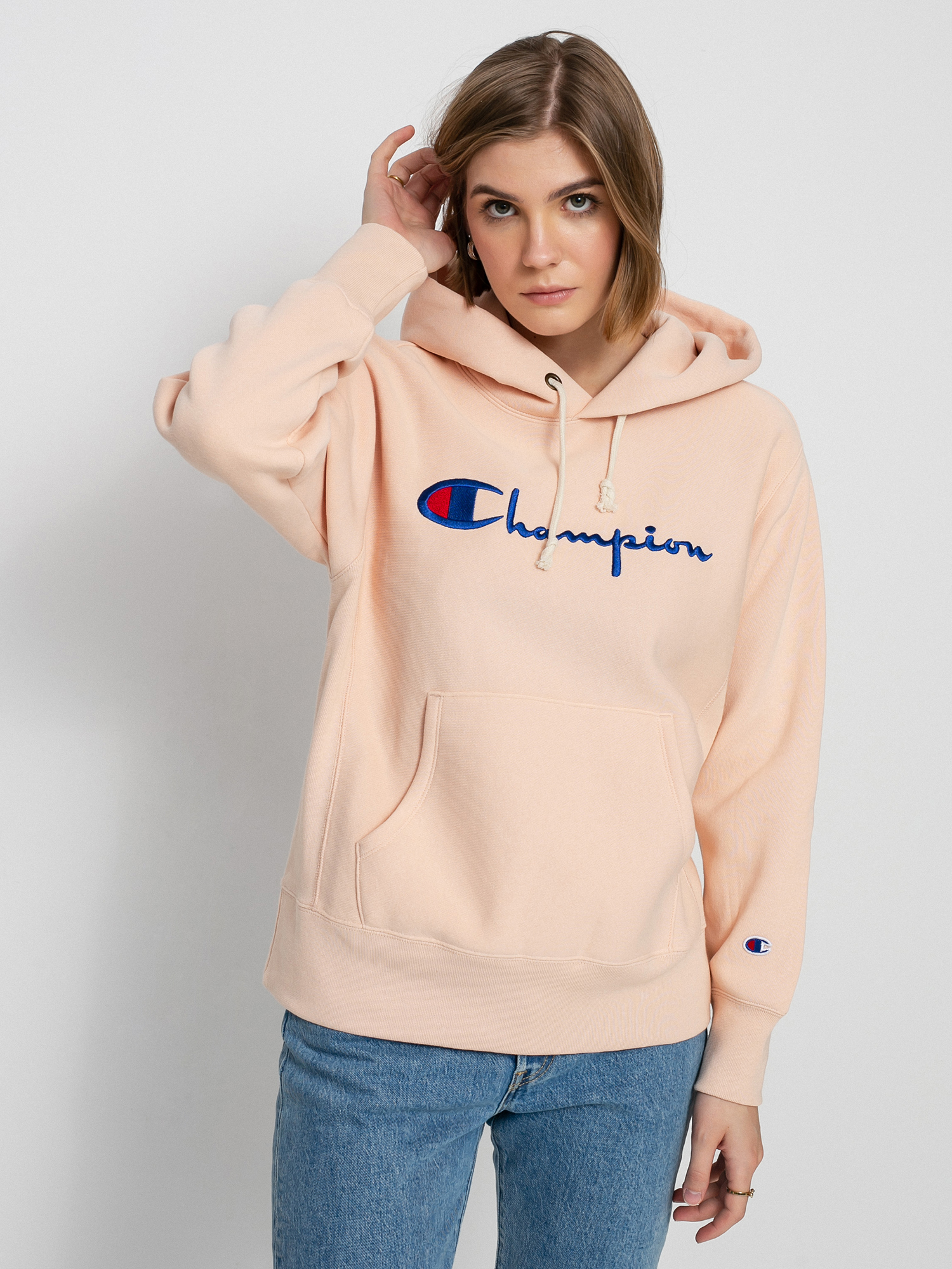 Bluza z kapturem Champion Sweatshirt HD 114788 Wmn (spv)