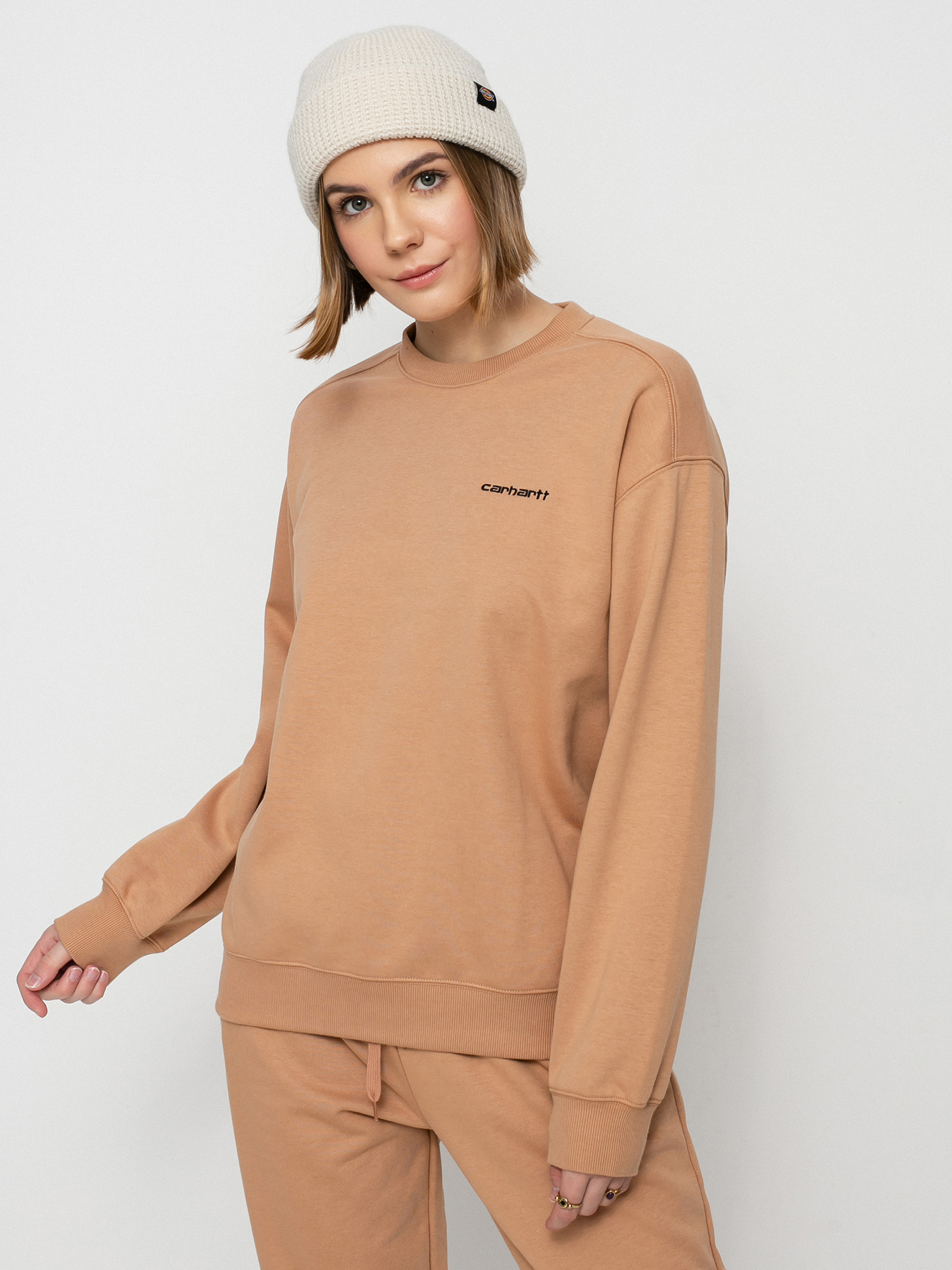 Bluza Carhartt WIP Script Embroidery Wmn (sediment/black)