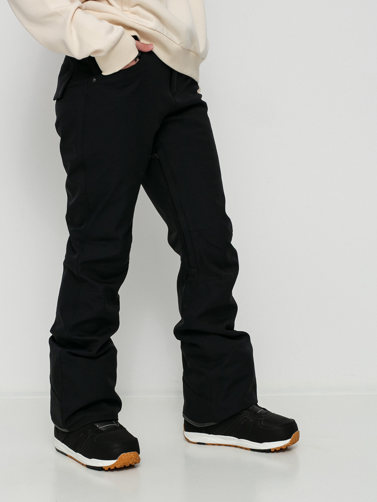 Damskie Spodnie snowboardowe Volcom Grail 3D Stretch (black)