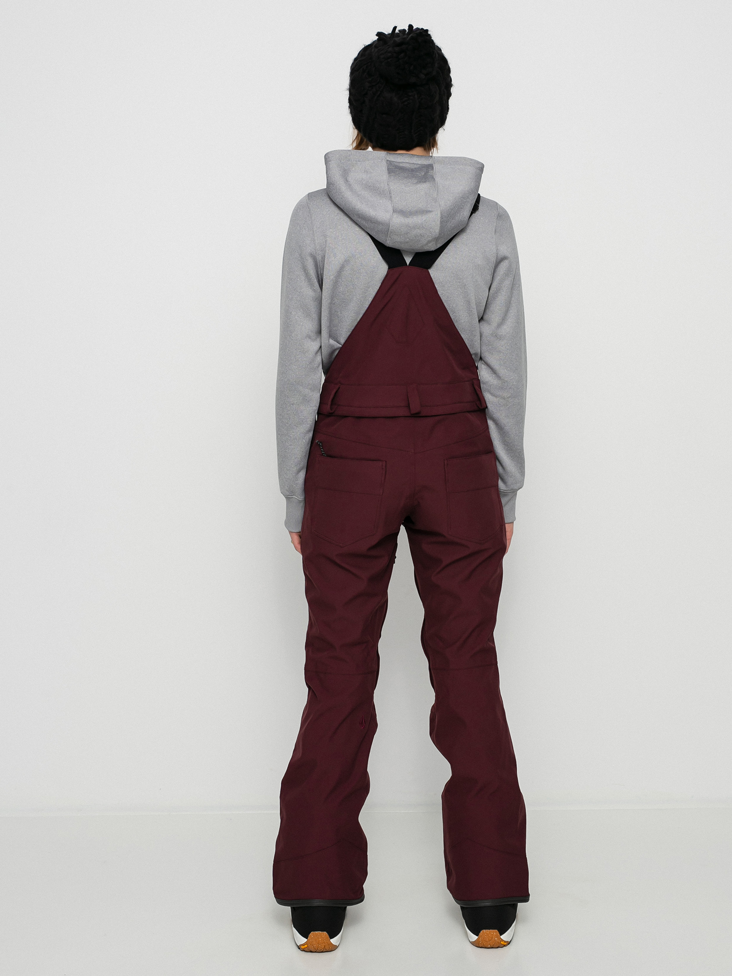Damskie Spodnie snowboardowe Volcom Swift Bib Overall (merlot)