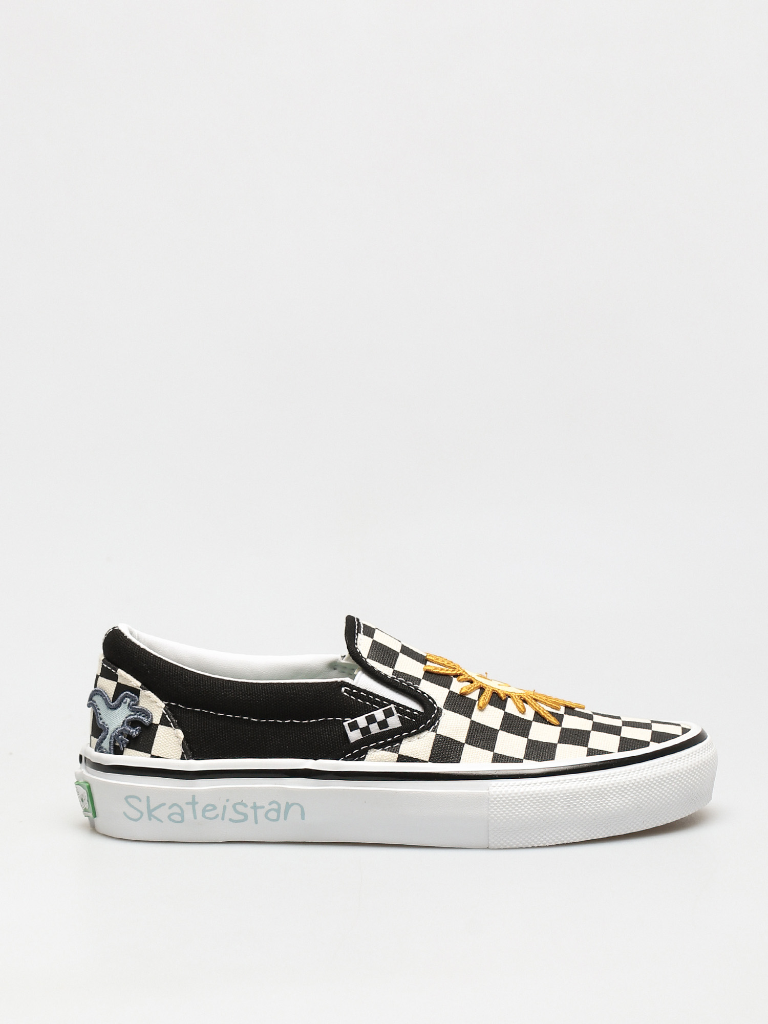 Buty Vans X Skateistan Skate Slip On (checkerboard)