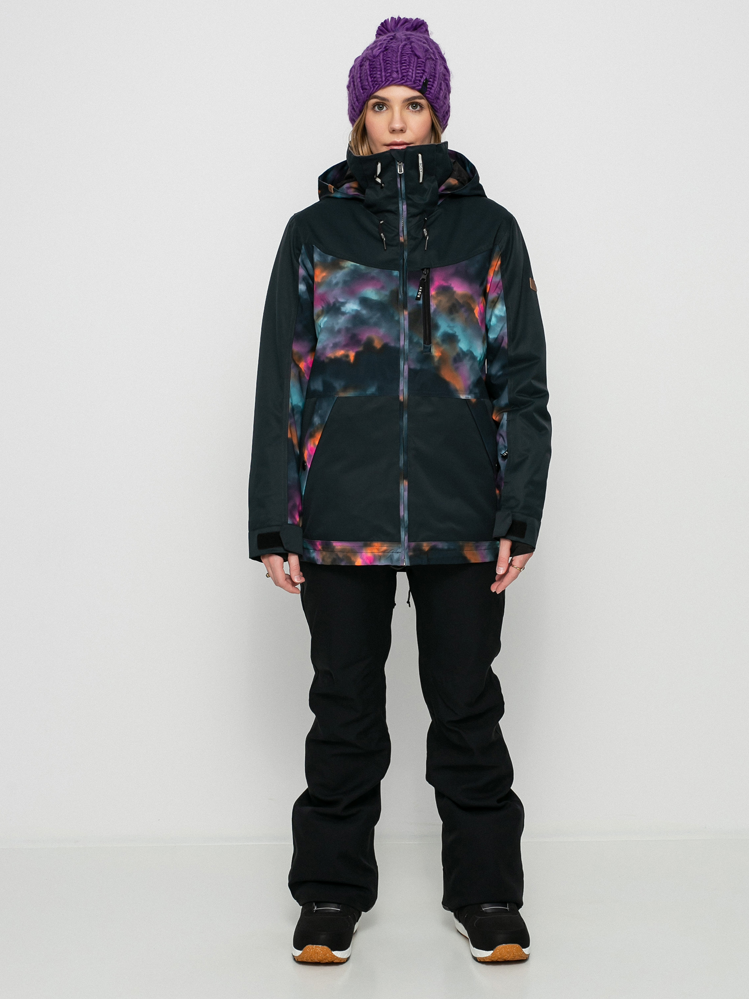 Damska Kurtka snowboardowa Roxy Presence Parka (true black pensine)