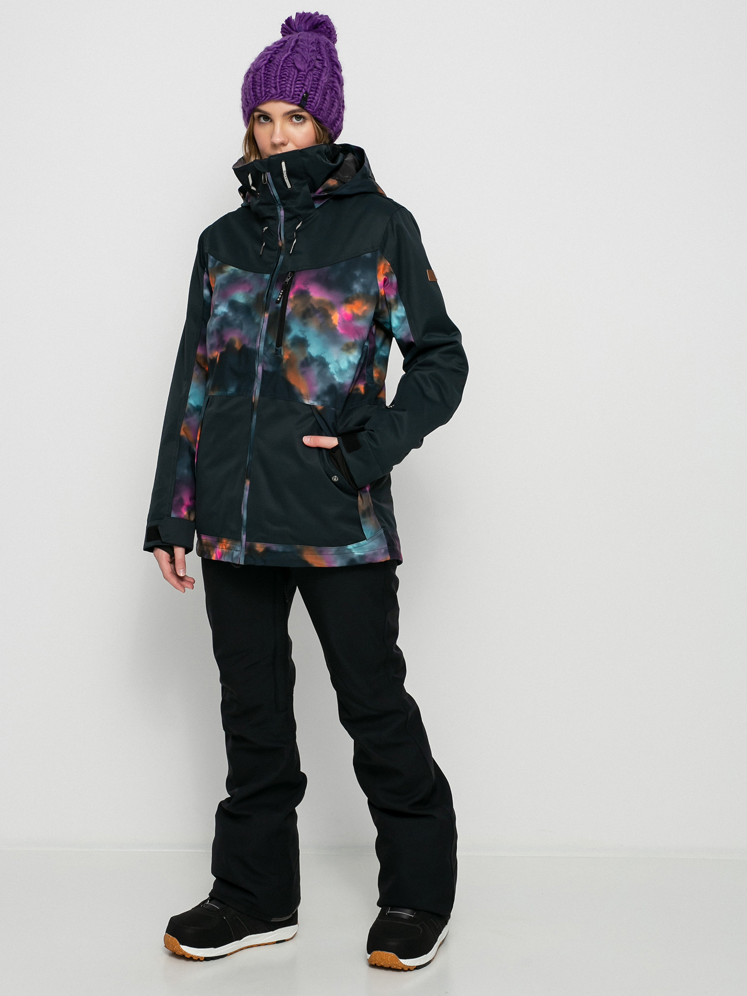 Damska Kurtka snowboardowa Roxy Presence Parka (true black pensine)