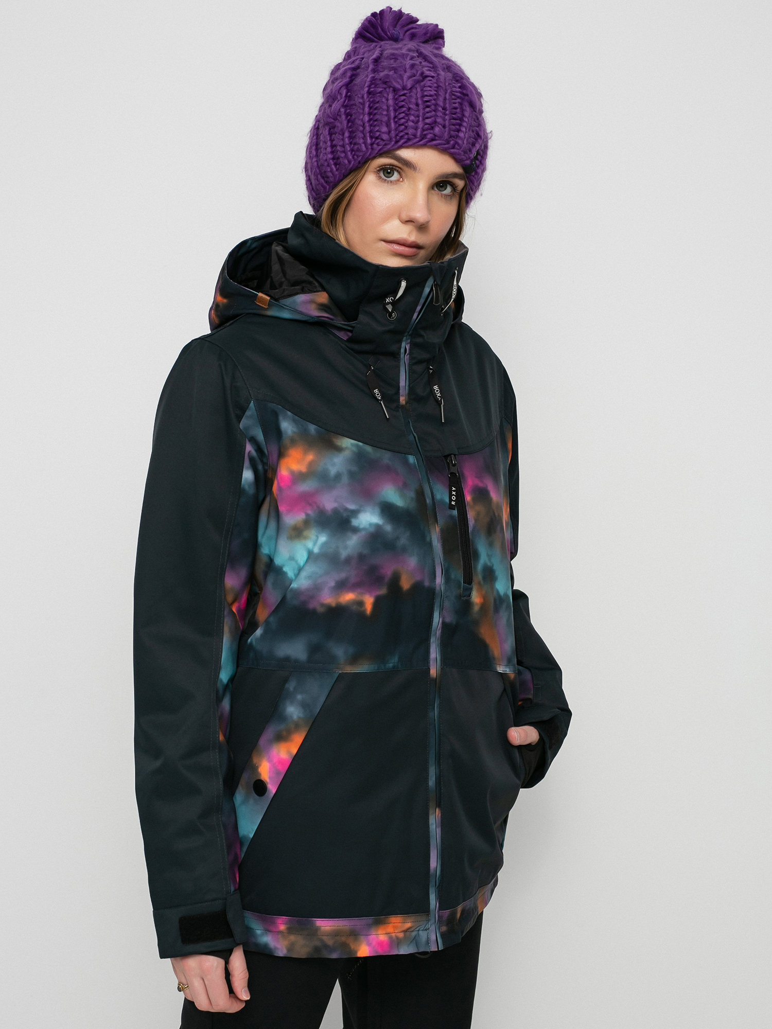 Damska Kurtka snowboardowa Roxy Presence Parka (true black pensine)