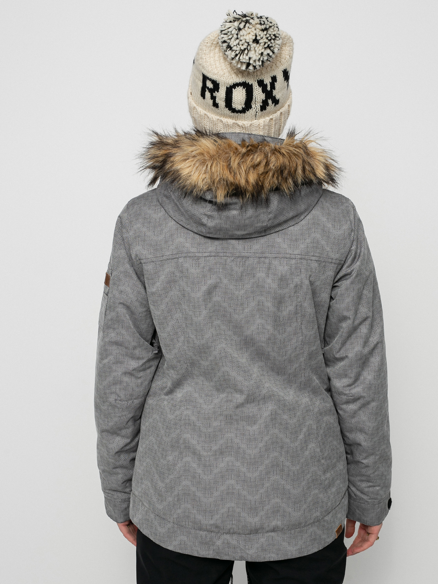 Damska Kurtka snowboardowa Roxy Meade (true black/white)