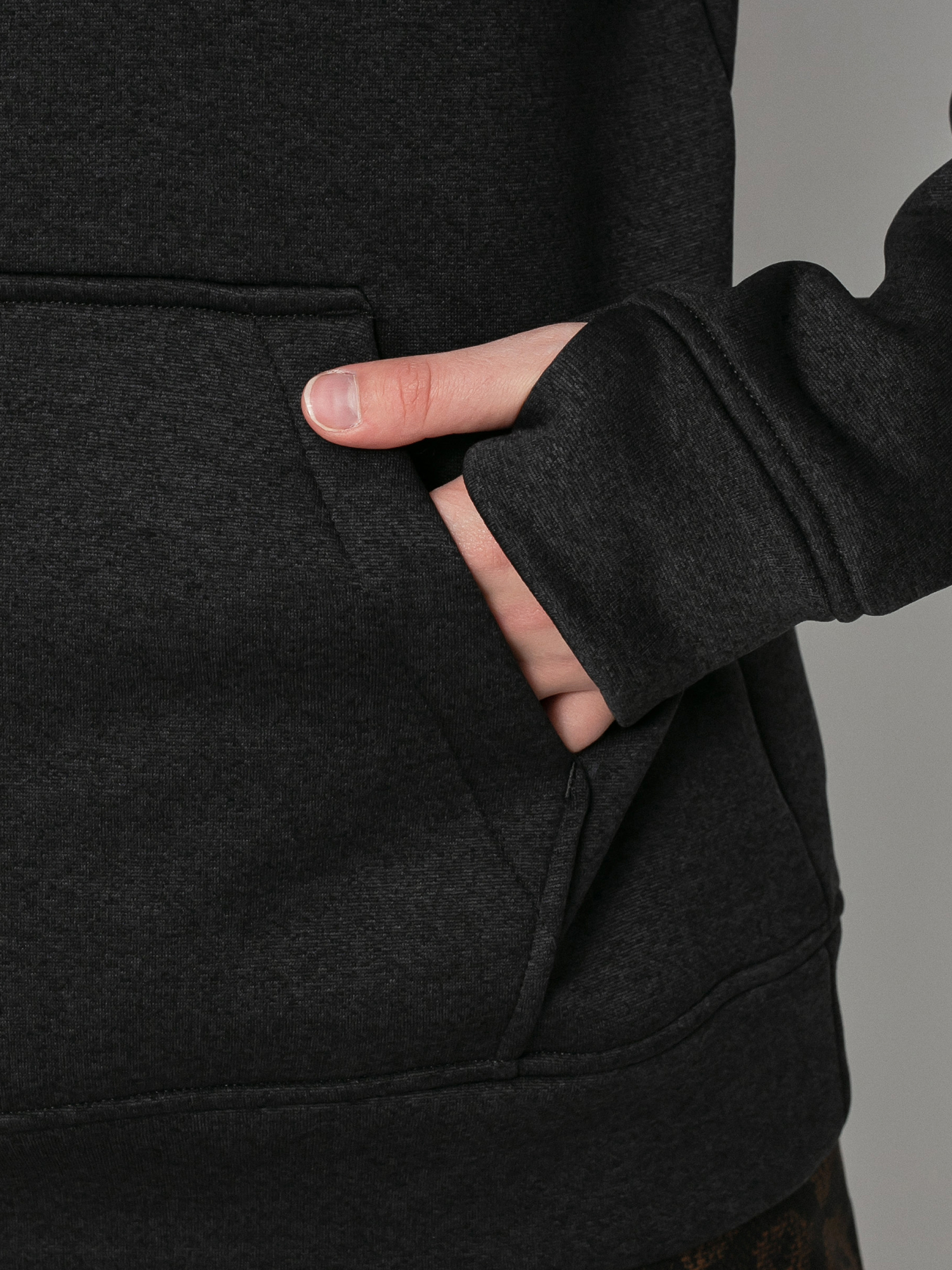 Damska Bluza z kapturem Burton Oak HD (true black heather)