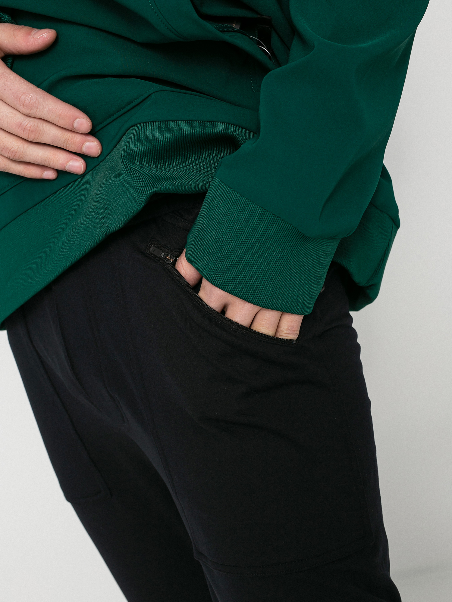 Męskie Legginsy aktywne Burton Midweight Base Layer Stash (true black)