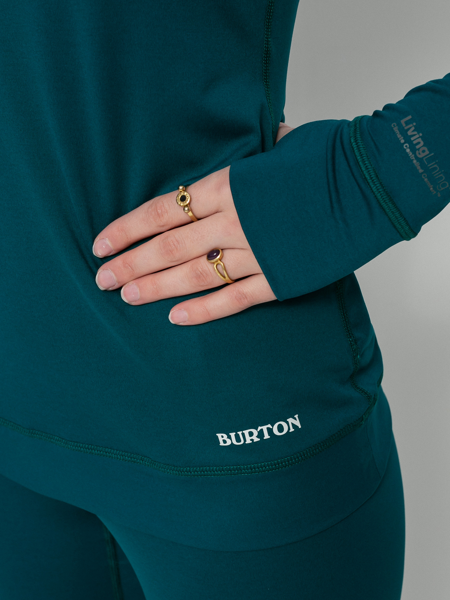 Damski Longsleeve aktywny Burton Lightweight X Base Layer (shaded spruce)