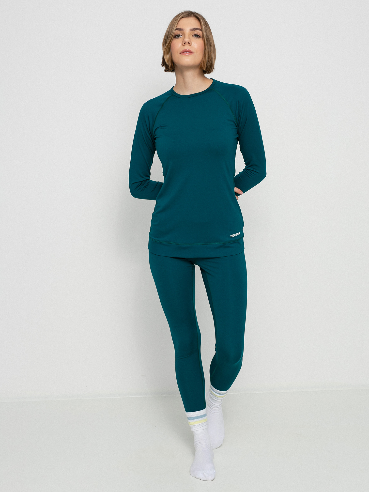 Damski Longsleeve aktywny Burton Lightweight X Base Layer (shaded spruce)