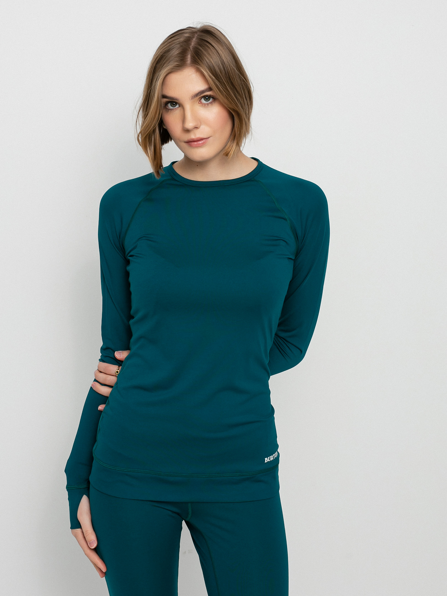 Damski Longsleeve aktywny Burton Lightweight X Base Layer (shaded spruce)