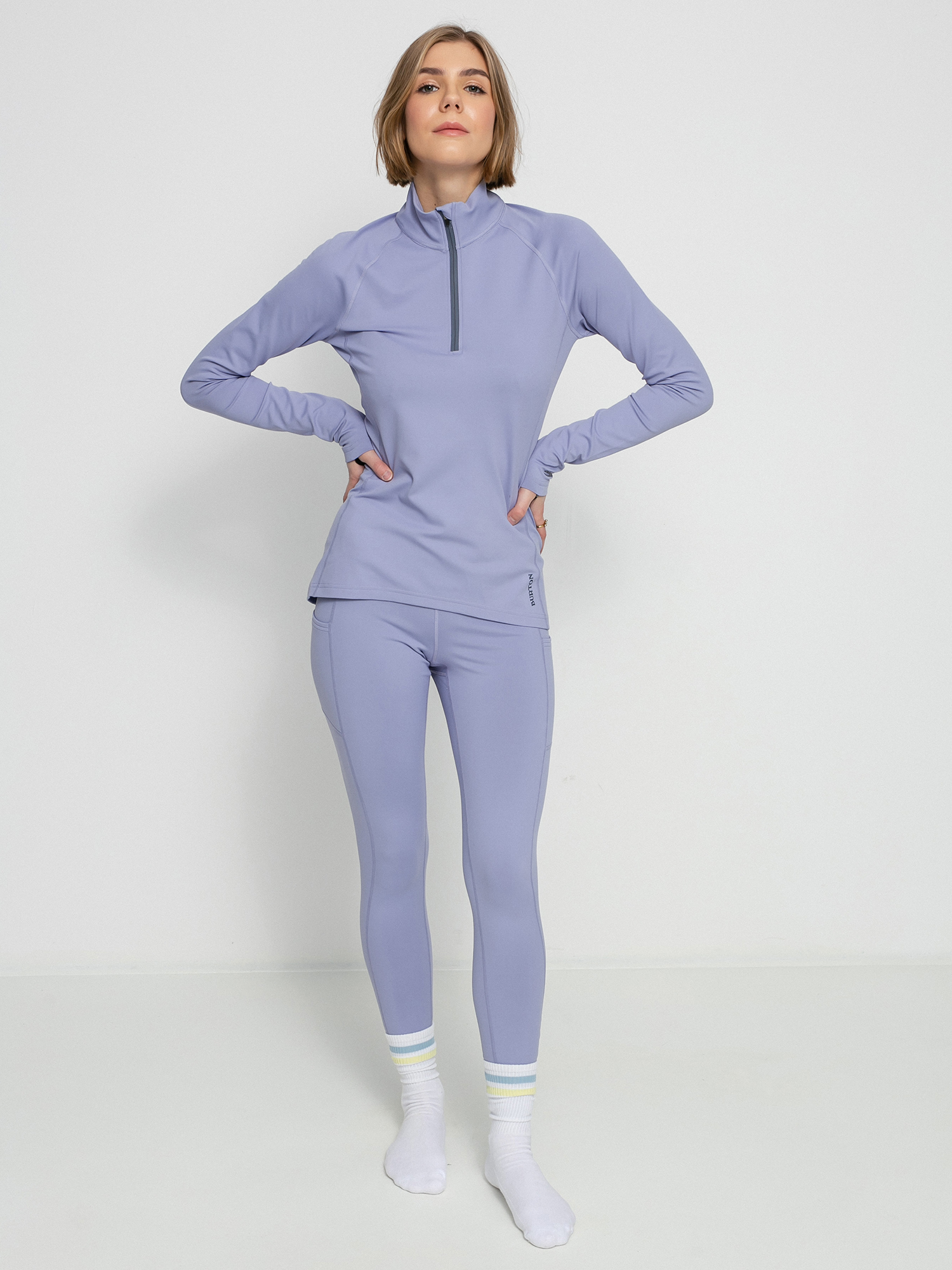Damskie Legginsy aktywne Burton Heavyweight X Base Layers (foxglove violet)