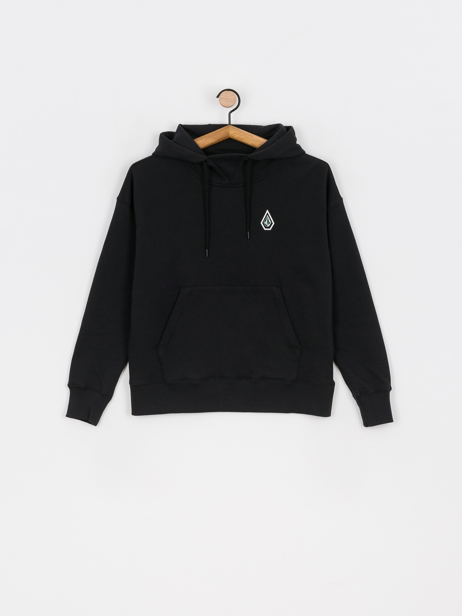 Bluza z kapturem Volcom Vol Peak HD Wmn (black)