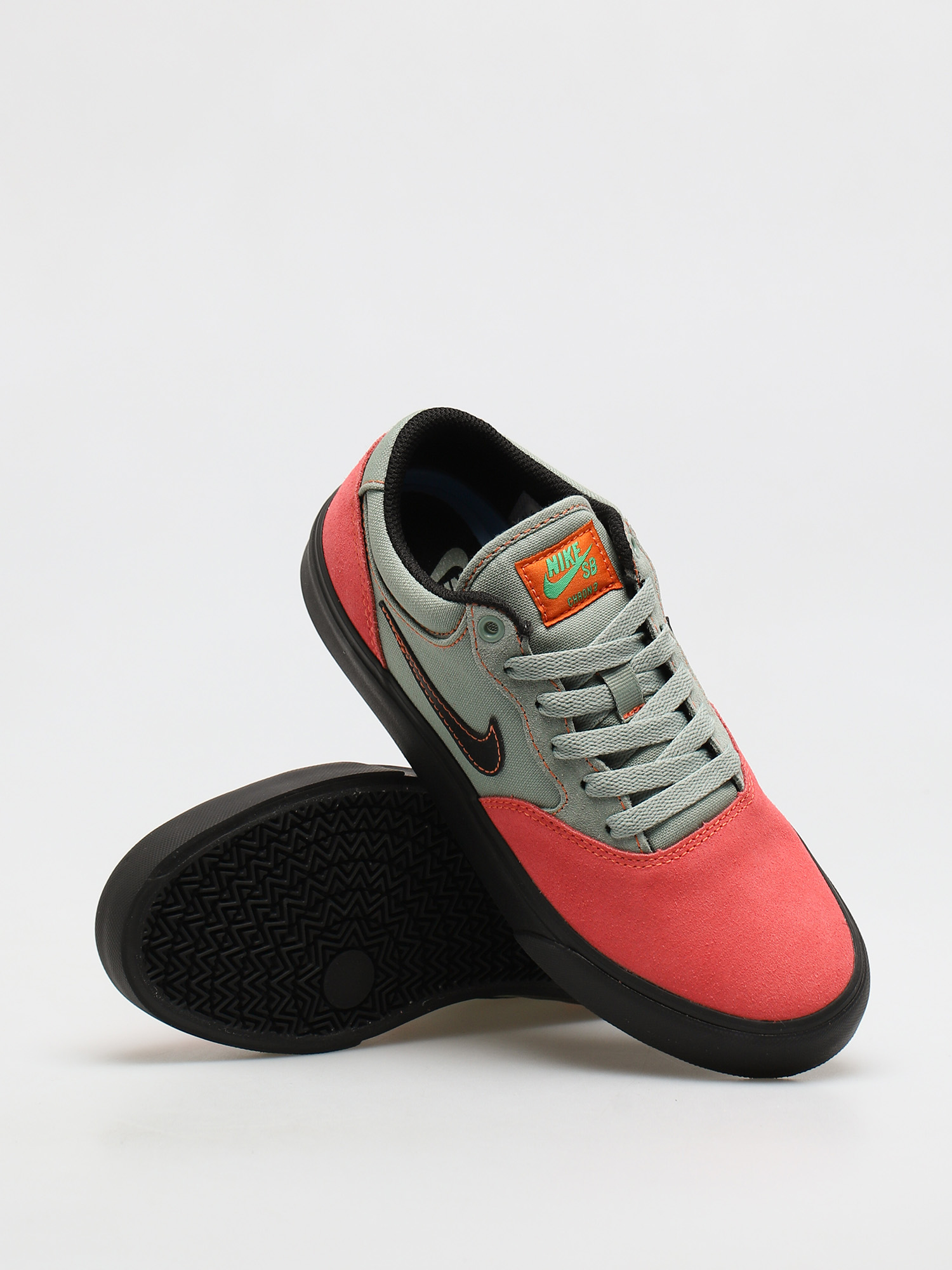 Buty Nike SB Chron 2 (pink salt/black jade smoke sport spice)