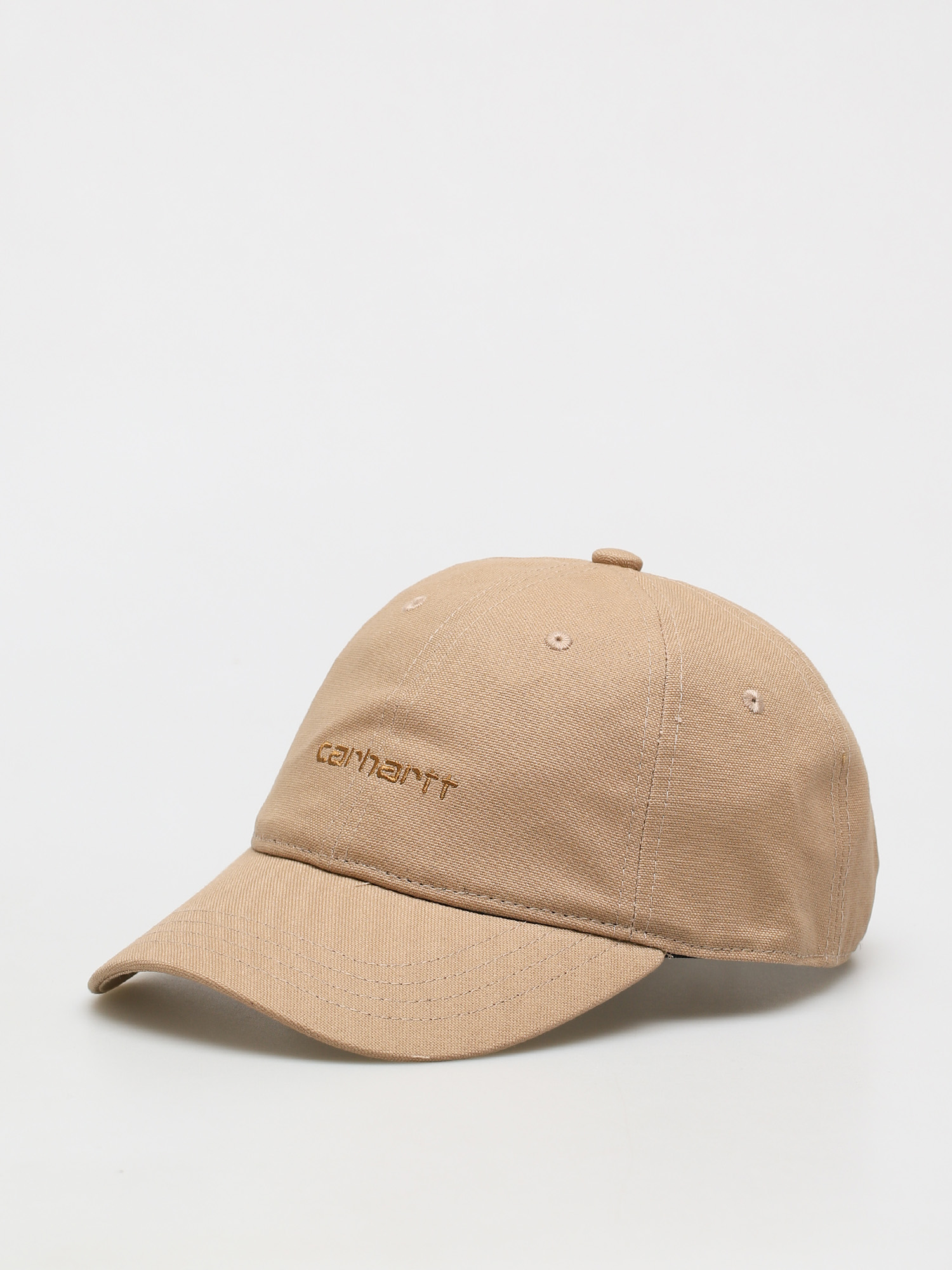 Czapka z daszkiem Carhartt WIP Canvas Script (nomad/hamilton brown)