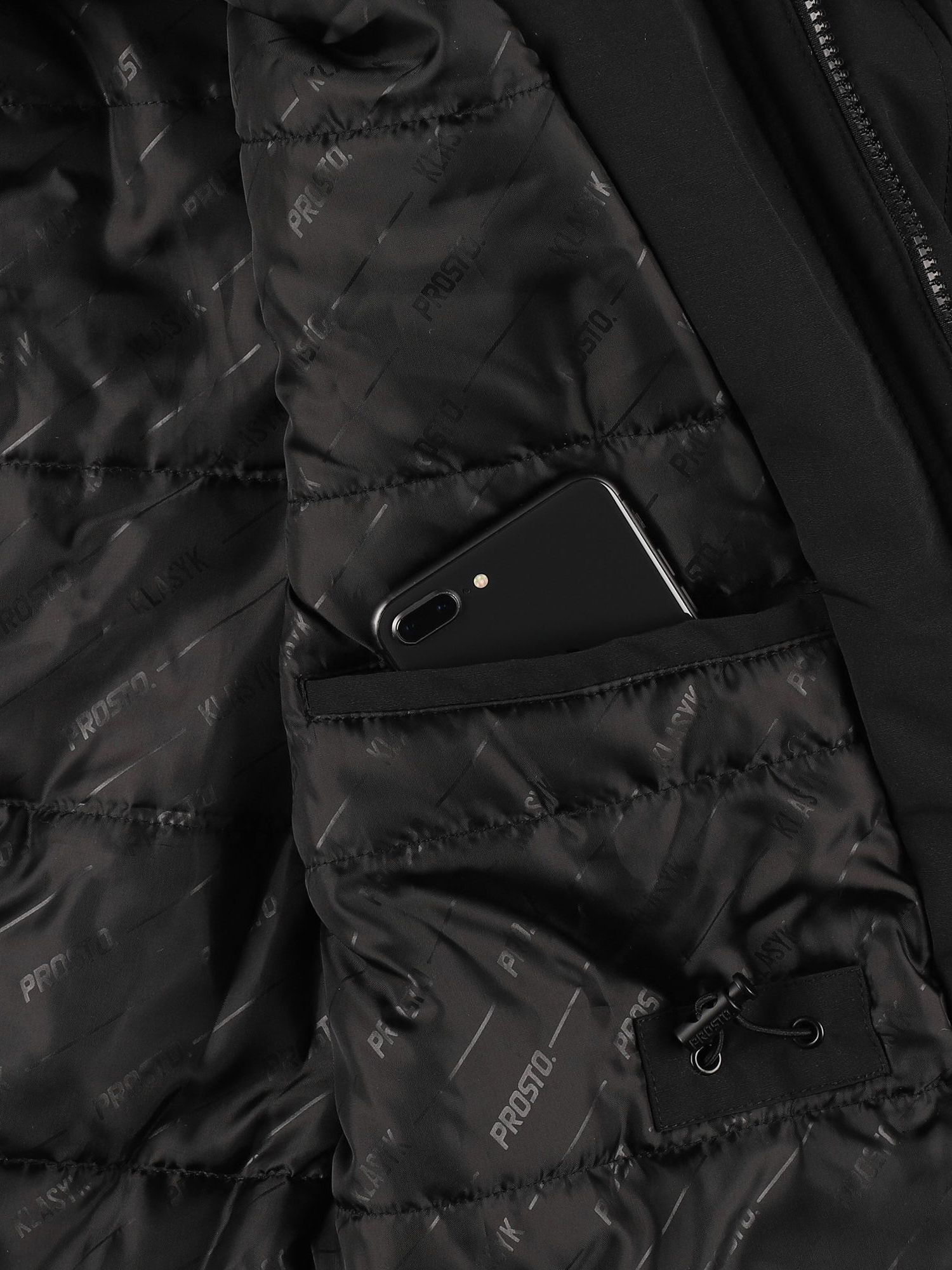 Kurtka Prosto Long (black)