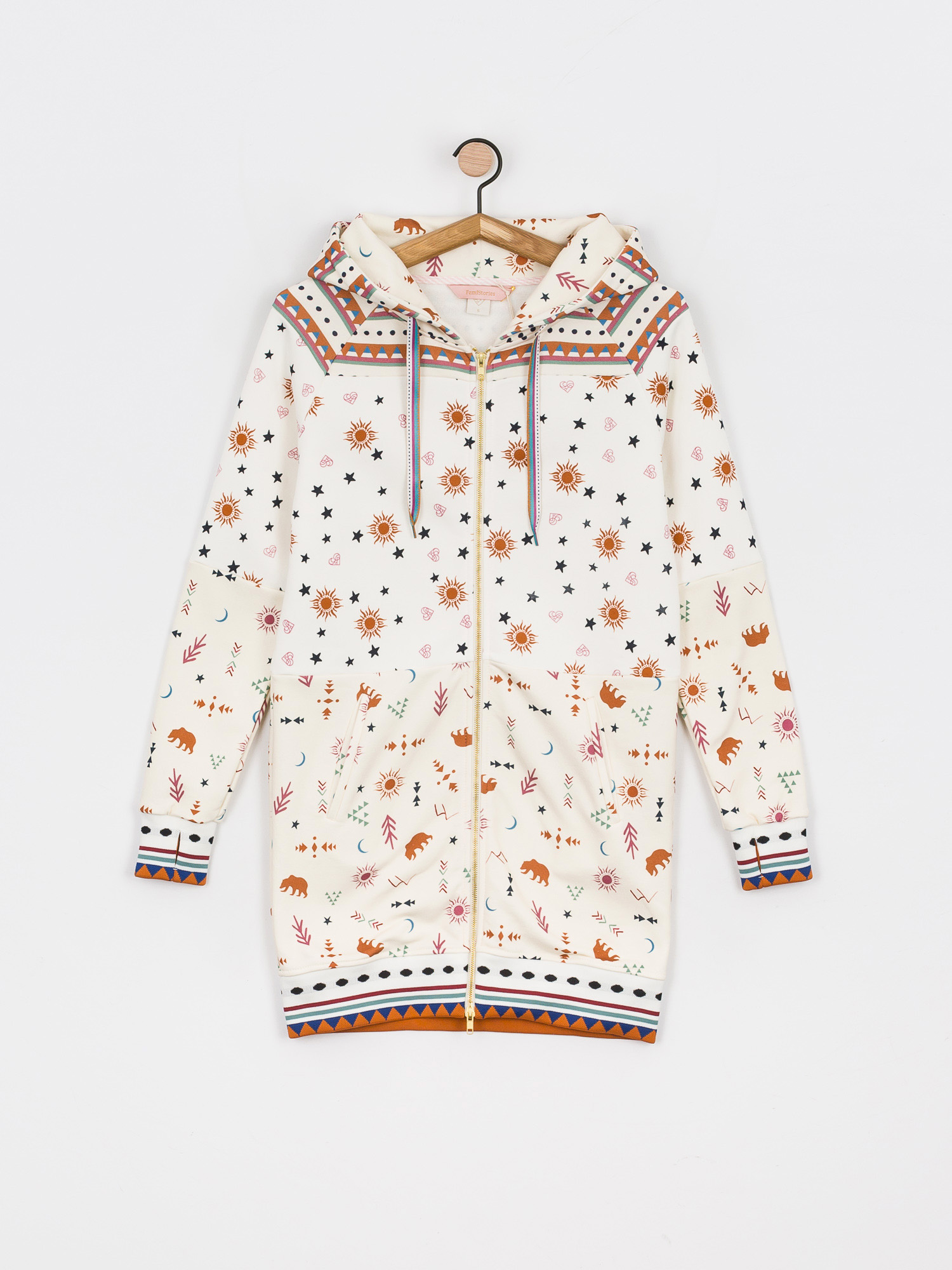 Bluza z kapturem Femi Stories Longa ZHD Wmn (vgb)