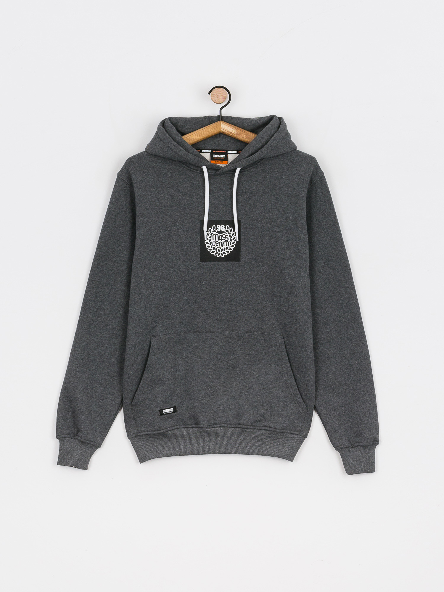 Bluza z kapturem MassDnm Rookie HD (dark heather grey)