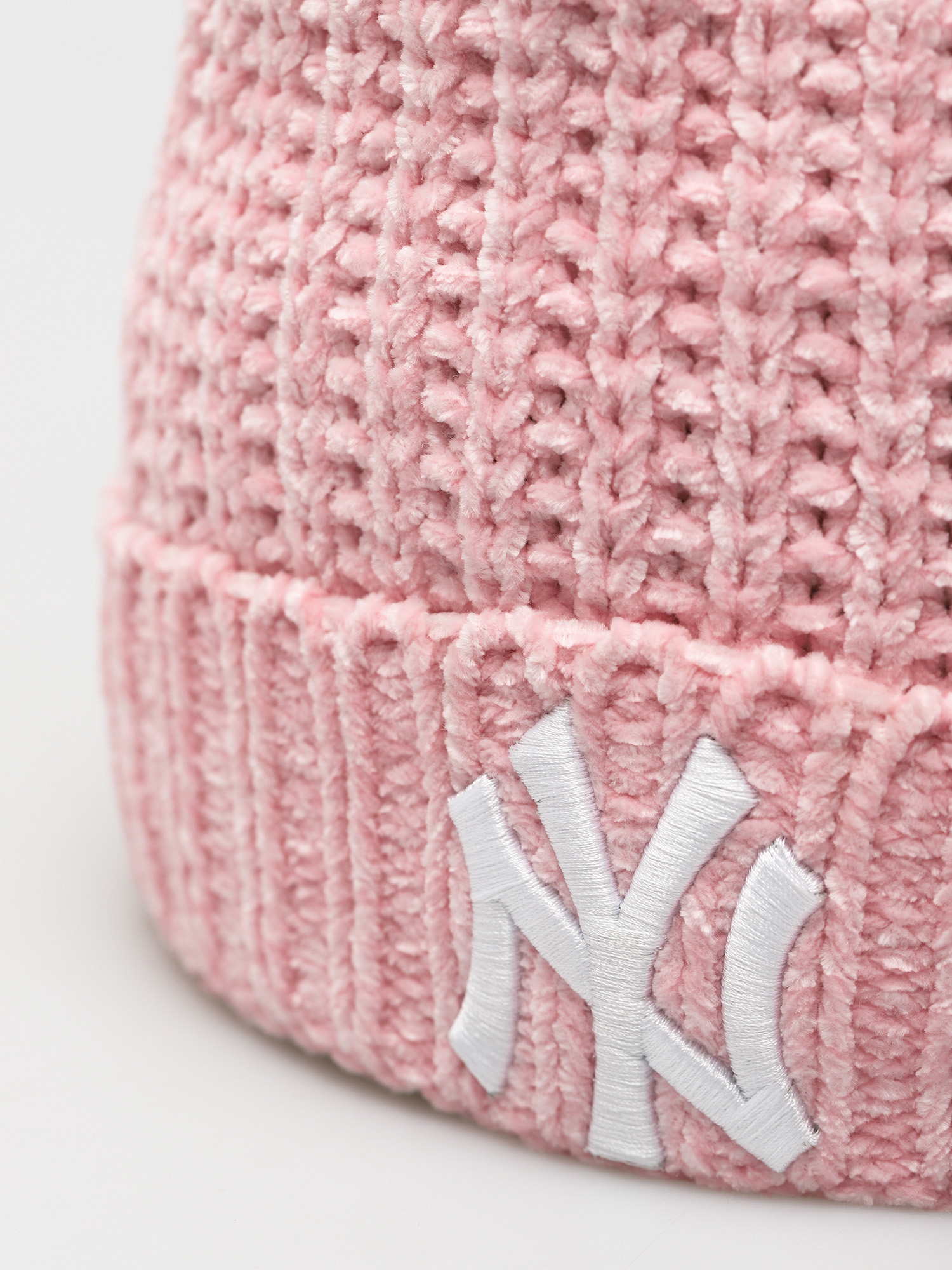 Czapka zimowa New Era Winterized Bobble New York Yankees Wmn (pink)