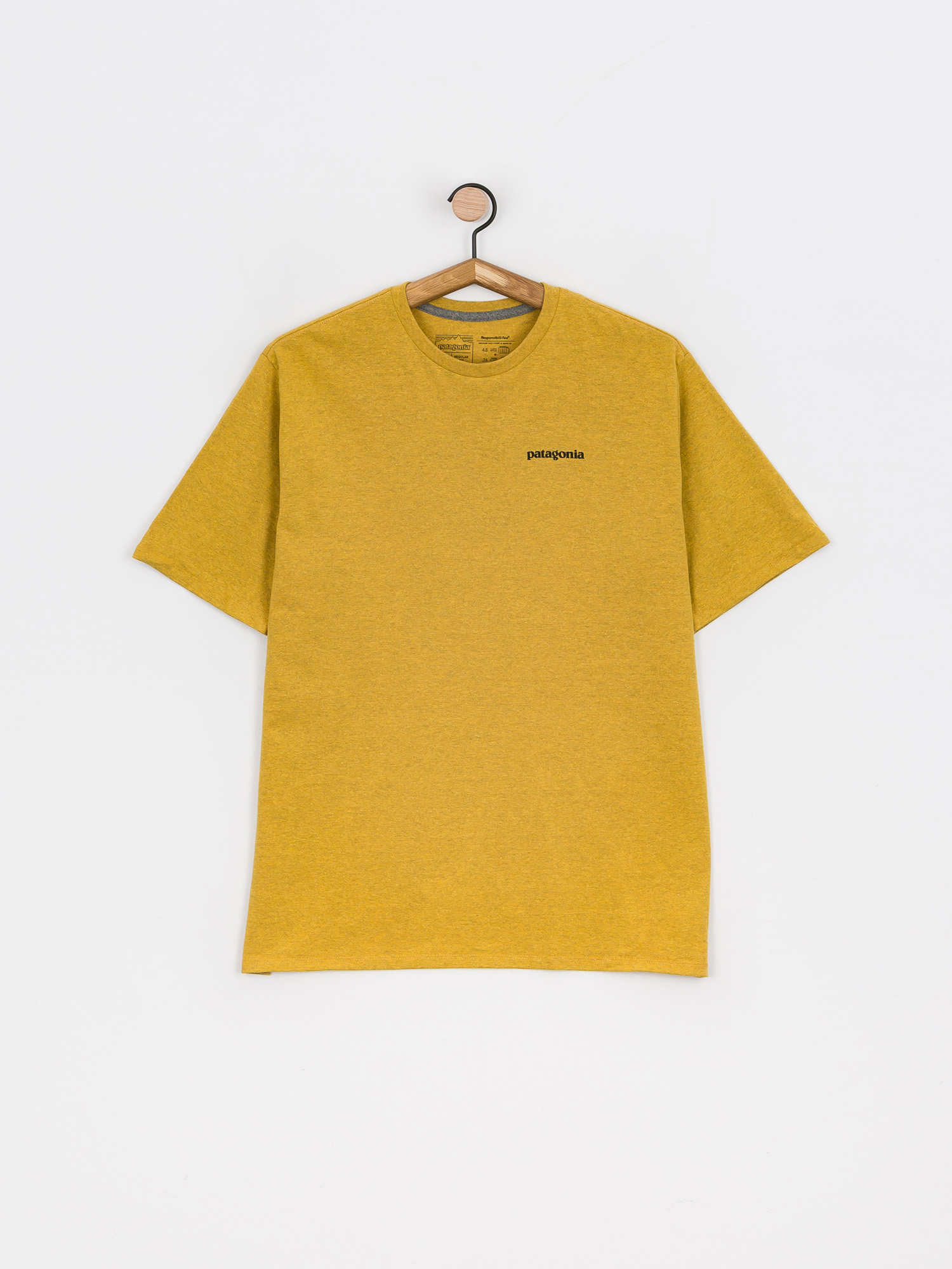 T-shirt Patagonia P 6 Logo Responsibili (hawk gold)