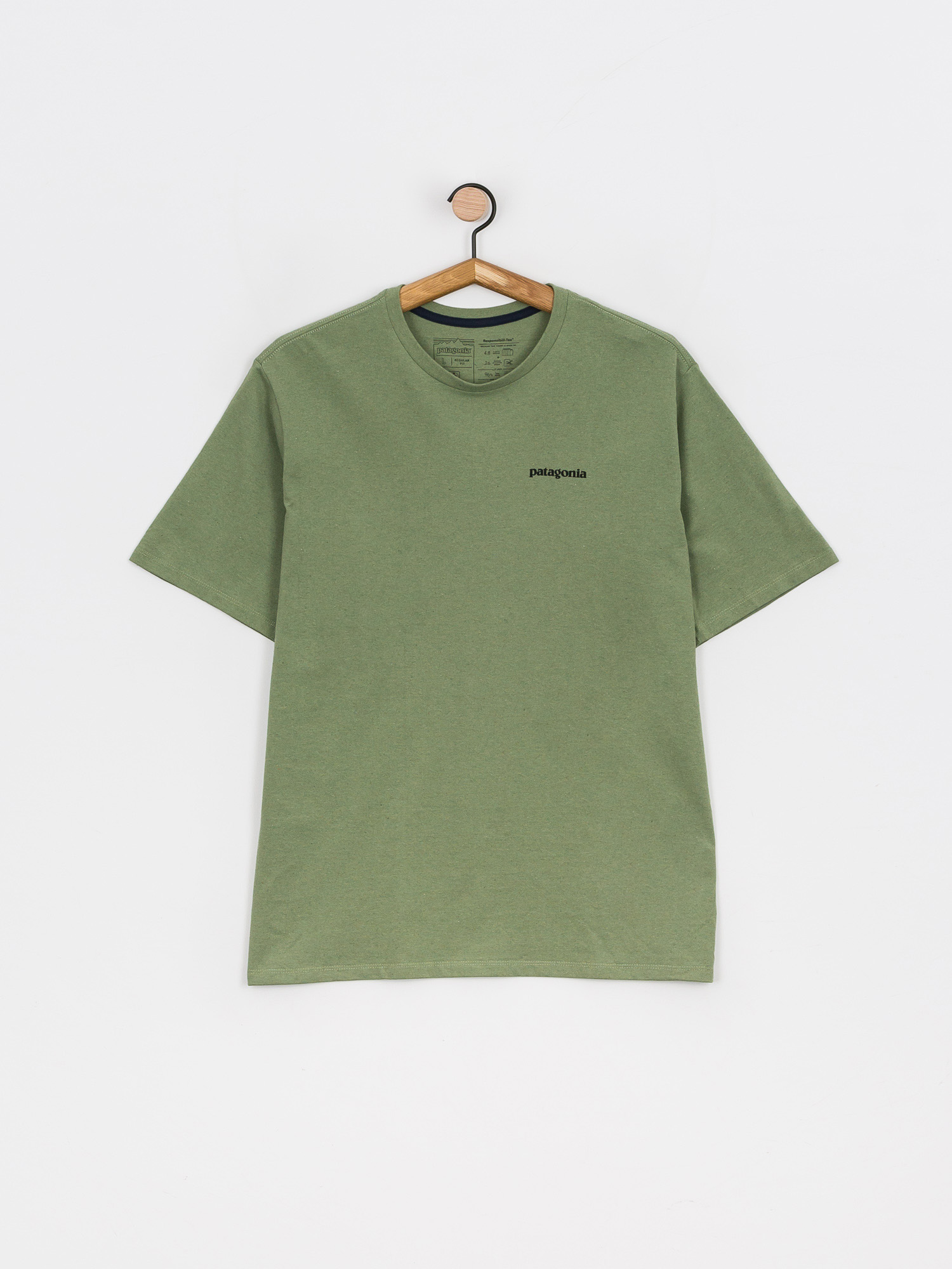 T-shirt Patagonia P 6 Logo Responsibili (sedge green)
