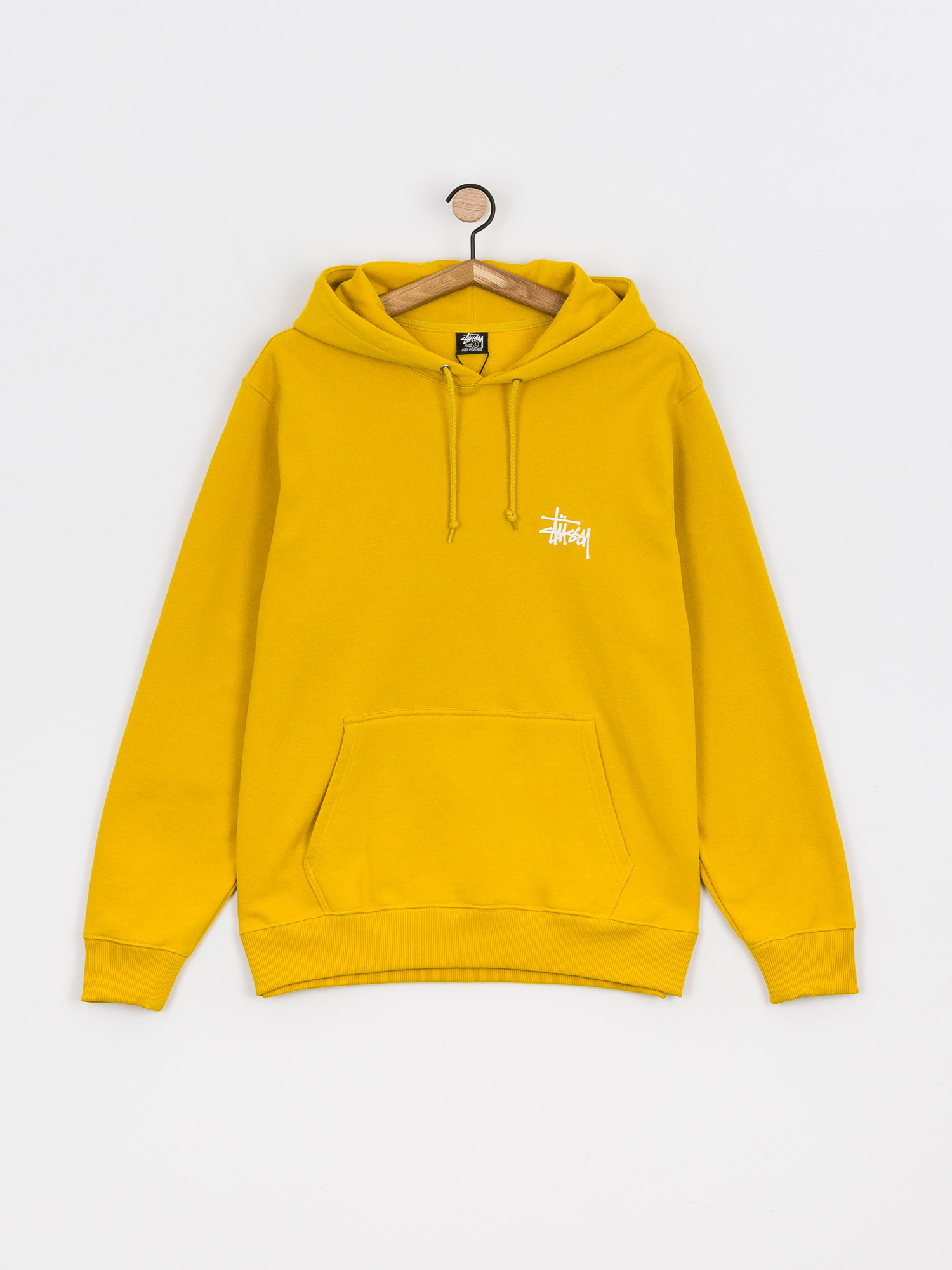 Bluza z kapturem Stussy Basic Stussy HD (honey)