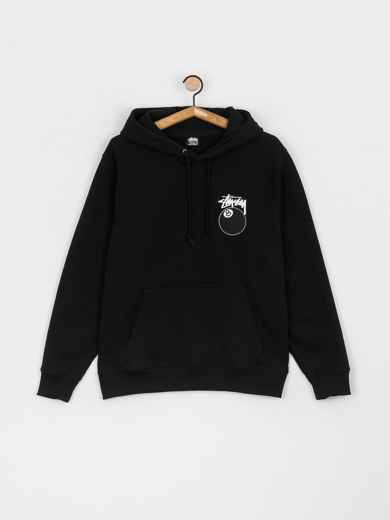 Bluza z kapturem Stussy 8 Ball HD (black)