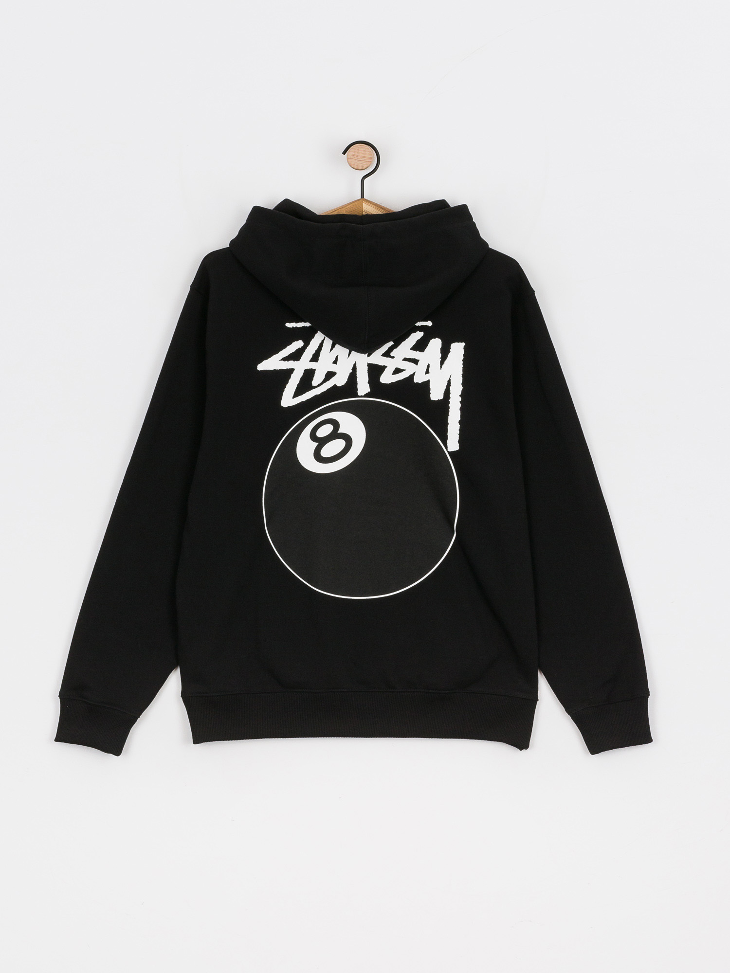 Bluza z kapturem Stussy 8 Ball HD (black)