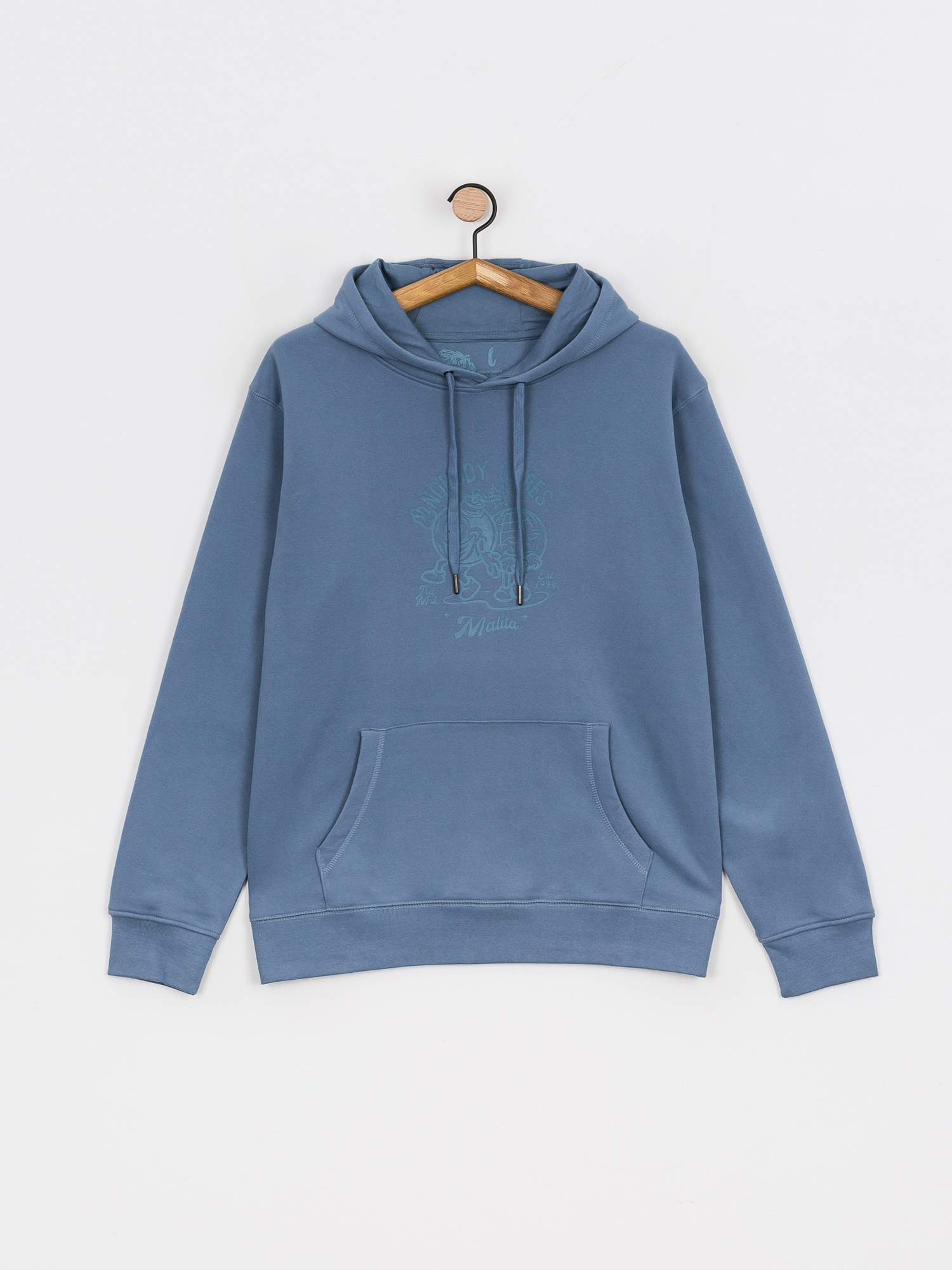 Bluza z kapturem Malita Nobody Cares HD (blue)