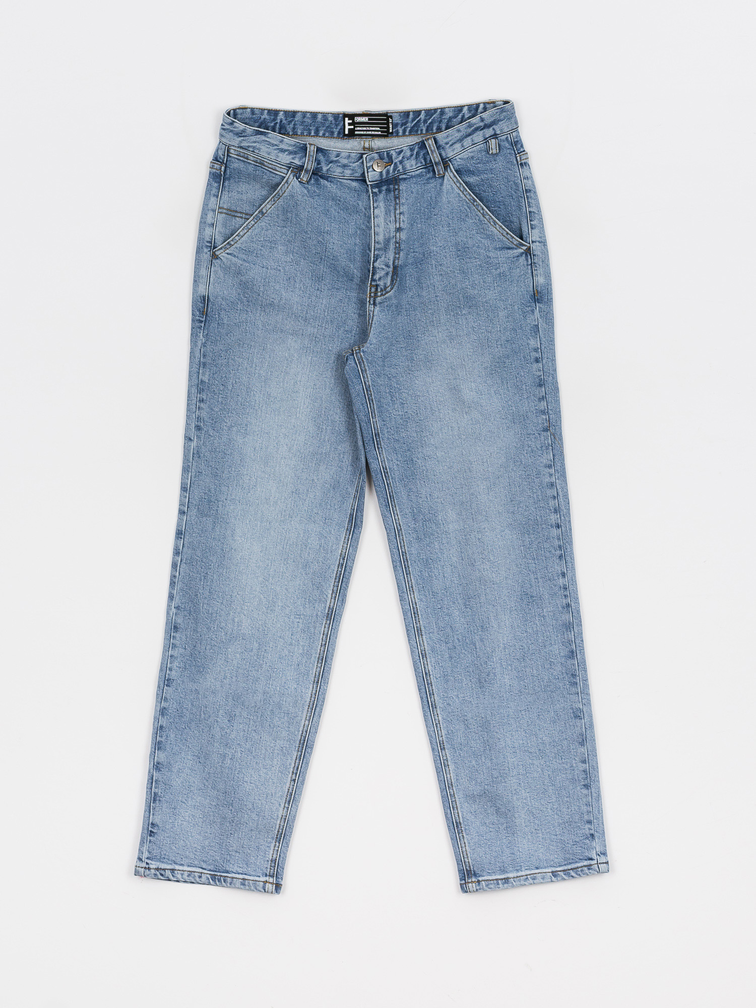 Spodnie Former Distend Baggy (washed blue)