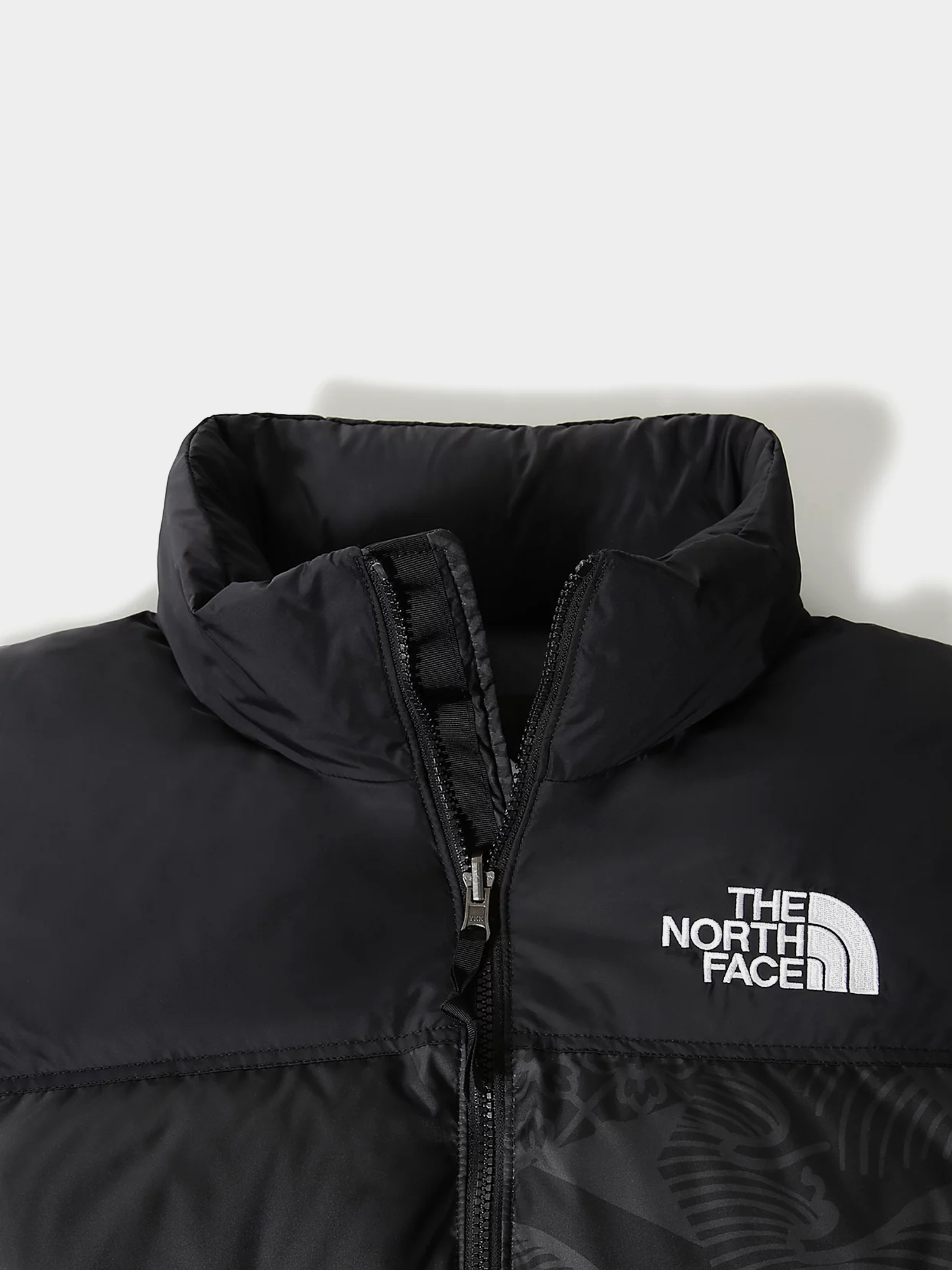 Kurtka The North Face Print Nuptse (tnf black ic geotonal print)