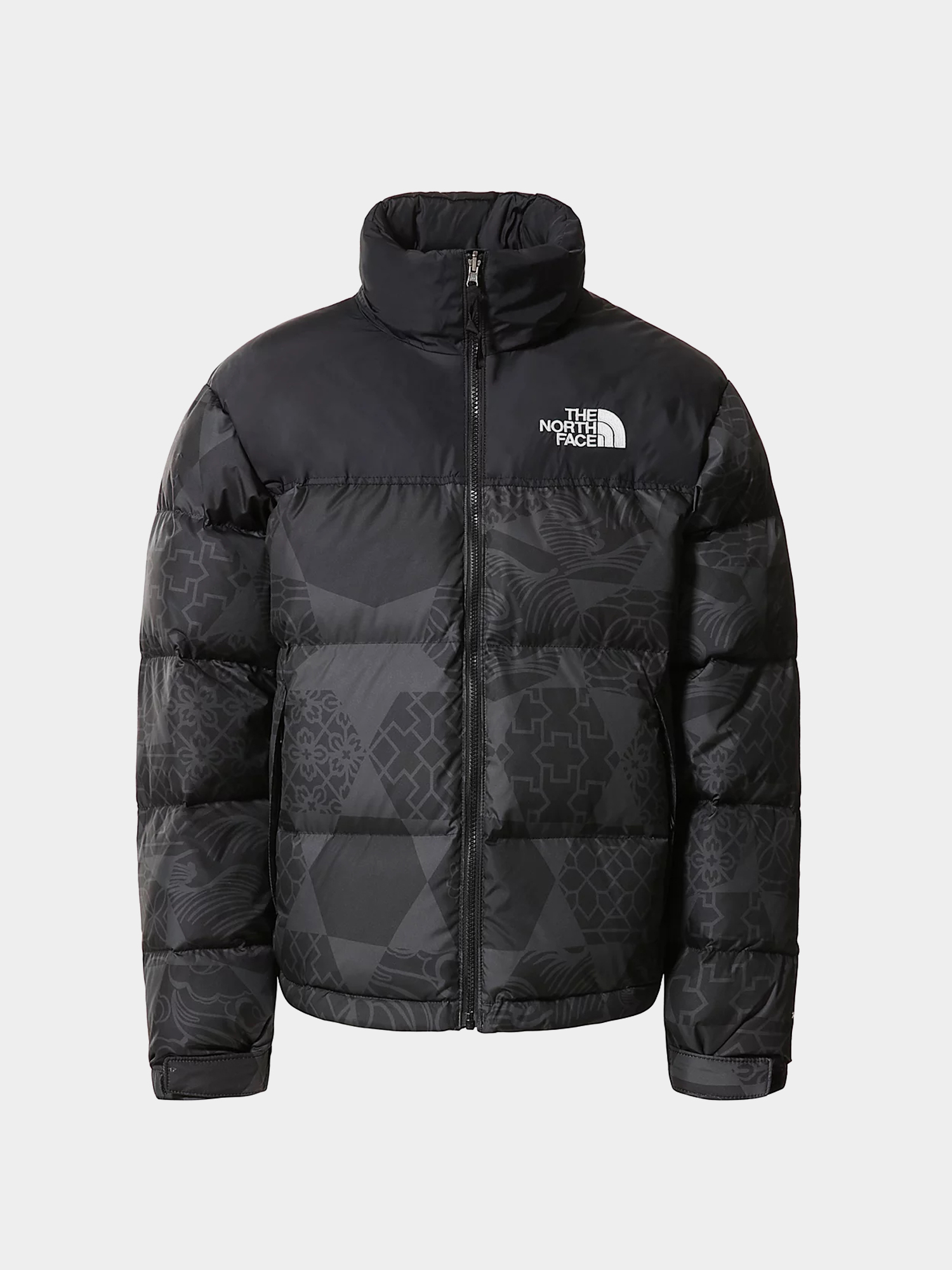 Kurtka The North Face Print Nuptse (tnf black ic geotonal print)