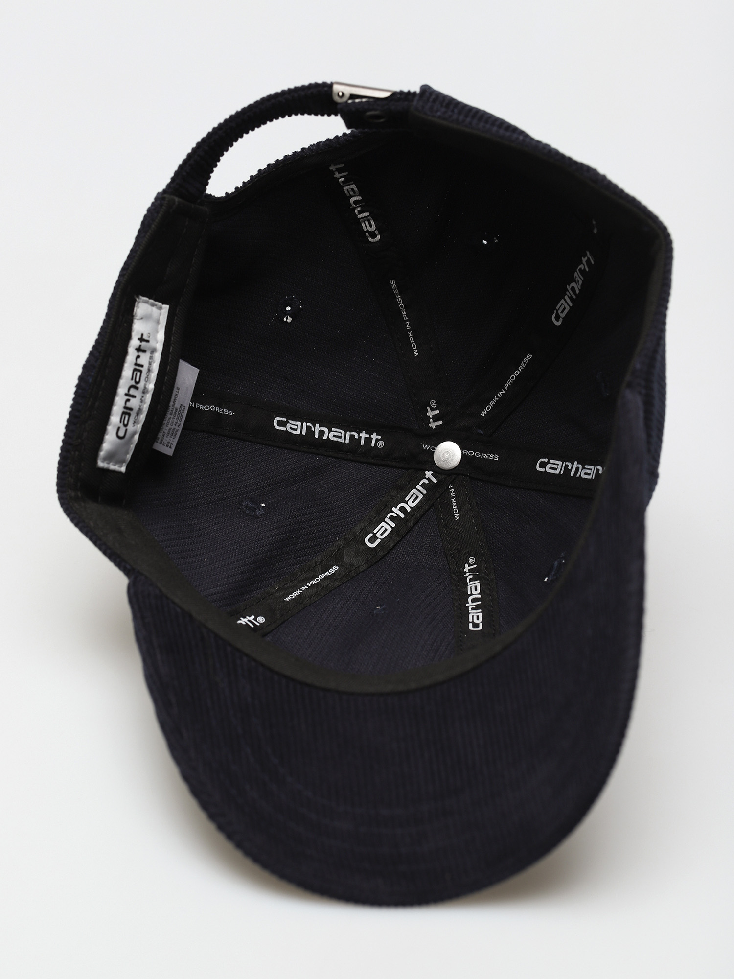Czapka z daszkiem Carhartt WIP Harlem (dark navy/icy water)