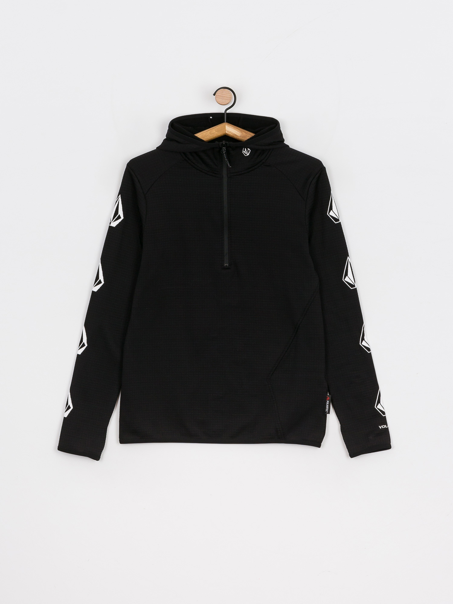 Bluza z kapturem Volcom Polartec First HD (black)