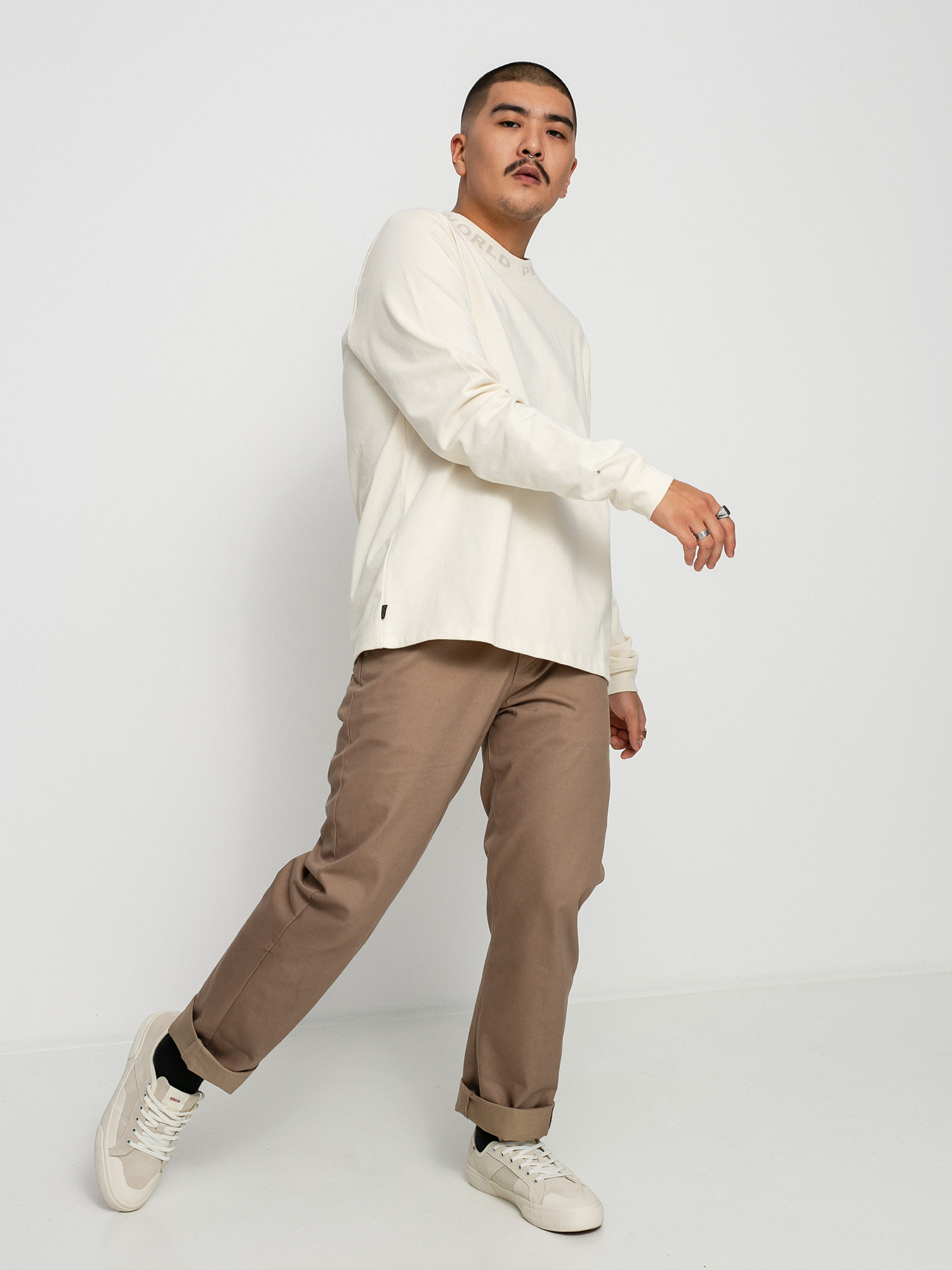 Longsleeve Vans X Justin Henry (antique white)