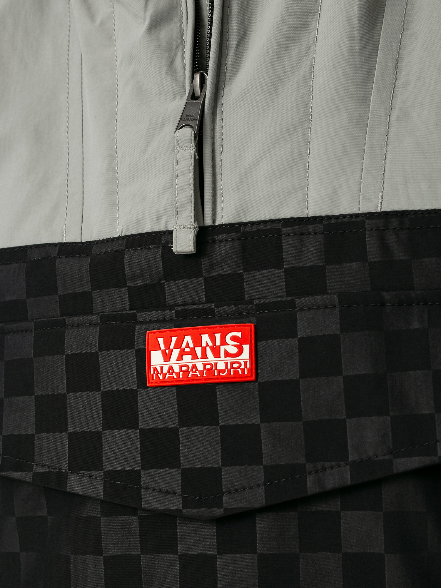 Kurtka Vans X Napapijri Anorak (forest frog/black checkerboard)