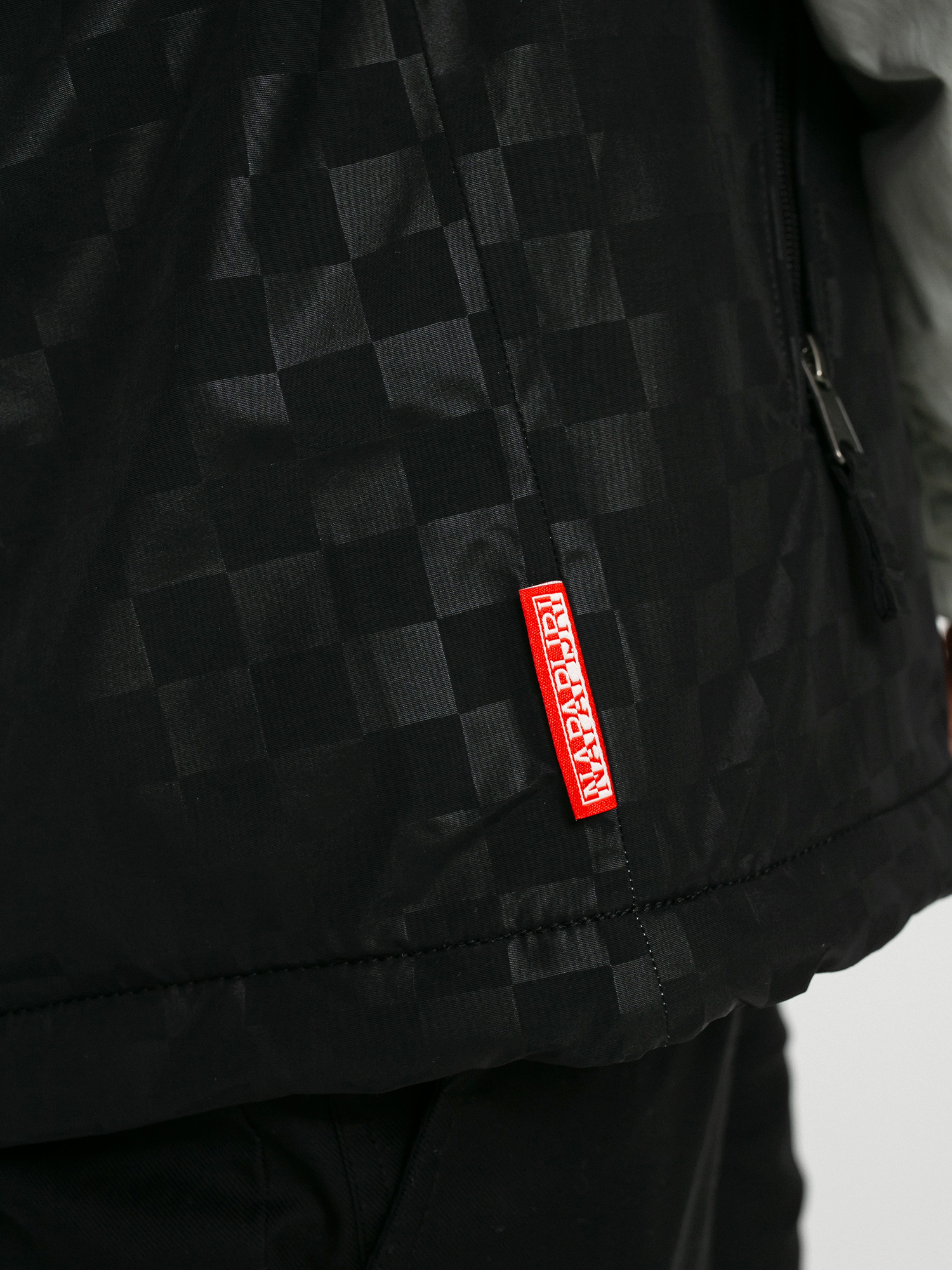 Kurtka Vans X Napapijri Anorak (forest frog/black checkerboard)