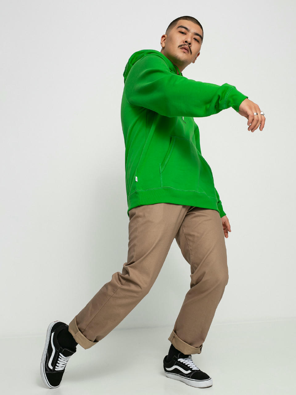 Bluza z kapturem Vans X Skateistan Versa Standard HD (skateistan/green)