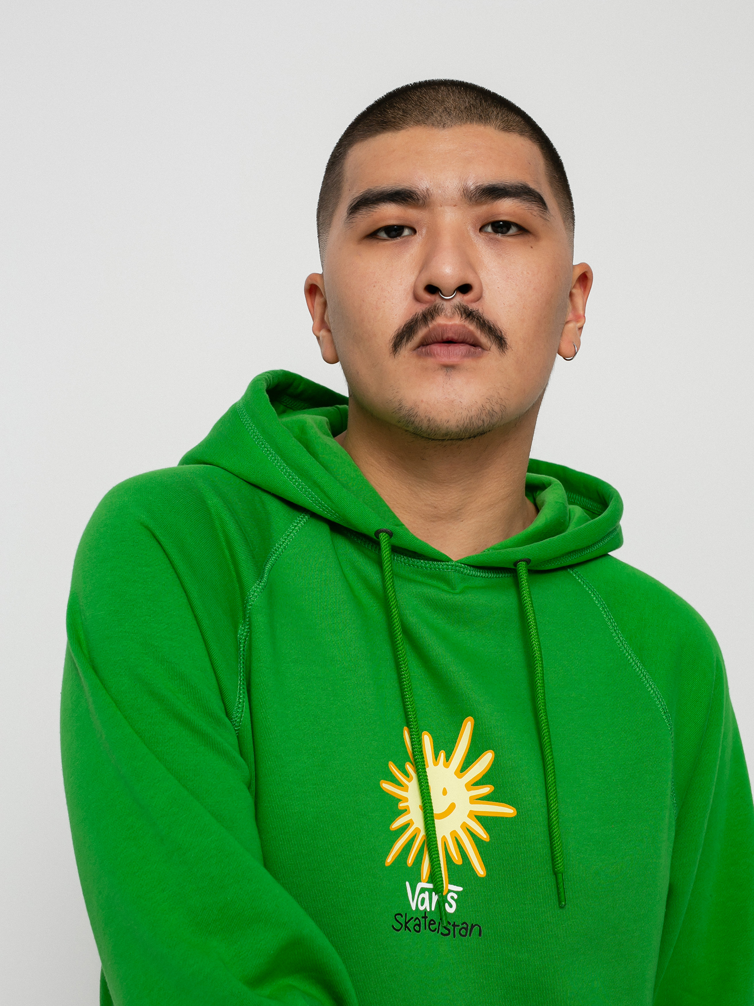 Bluza z kapturem Vans X Skateistan Versa Standard HD (skateistan/green)