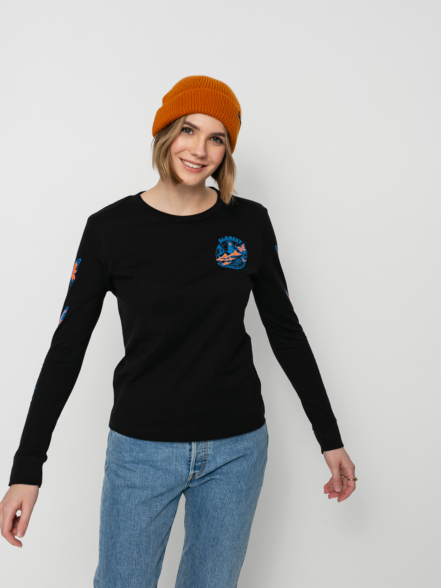 Longsleeve Element Nevso Wmn (flint black)