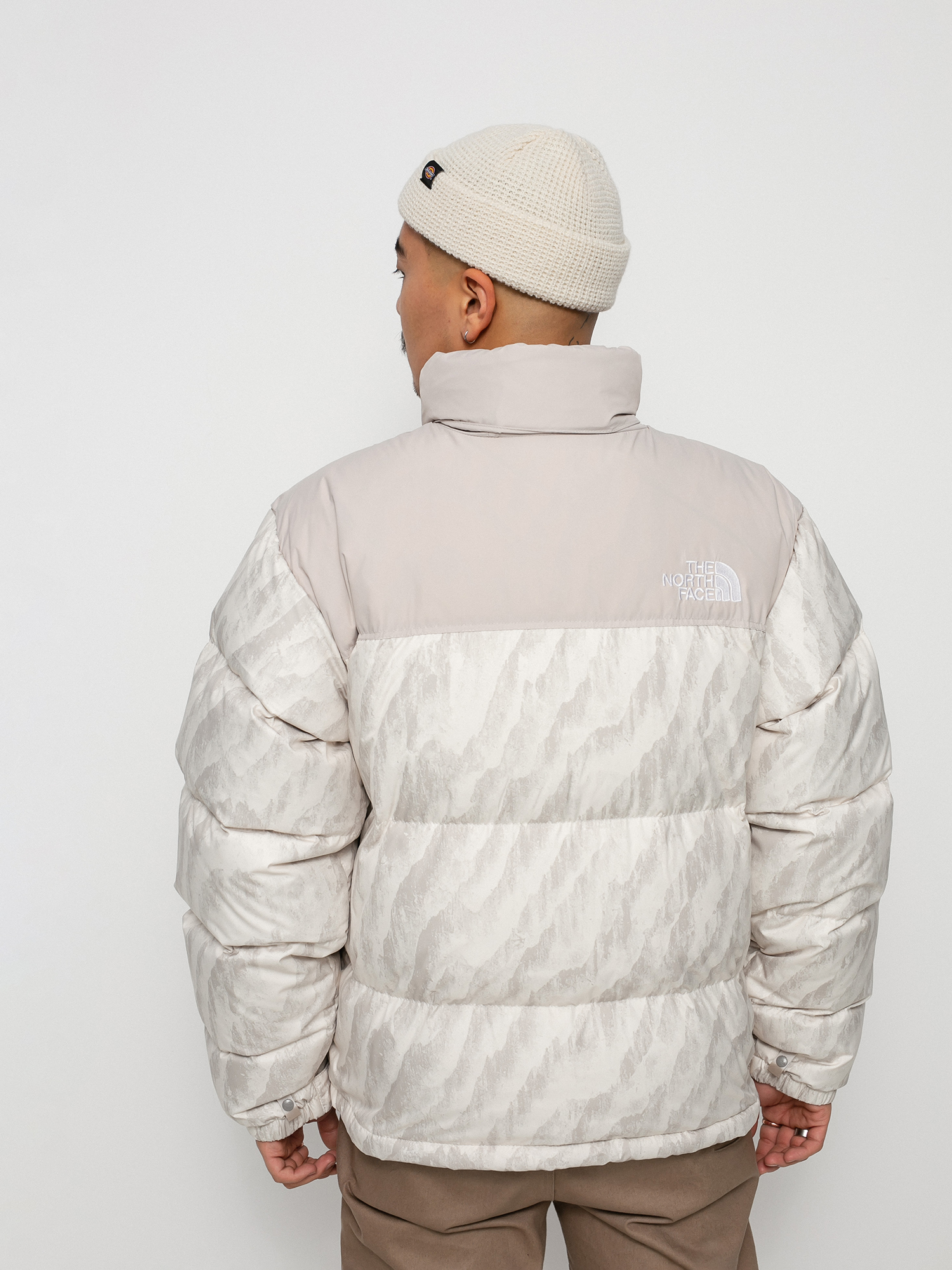 Kurtka The North Face 1996 Retro Nuptse (silver grey wooden tiger print)