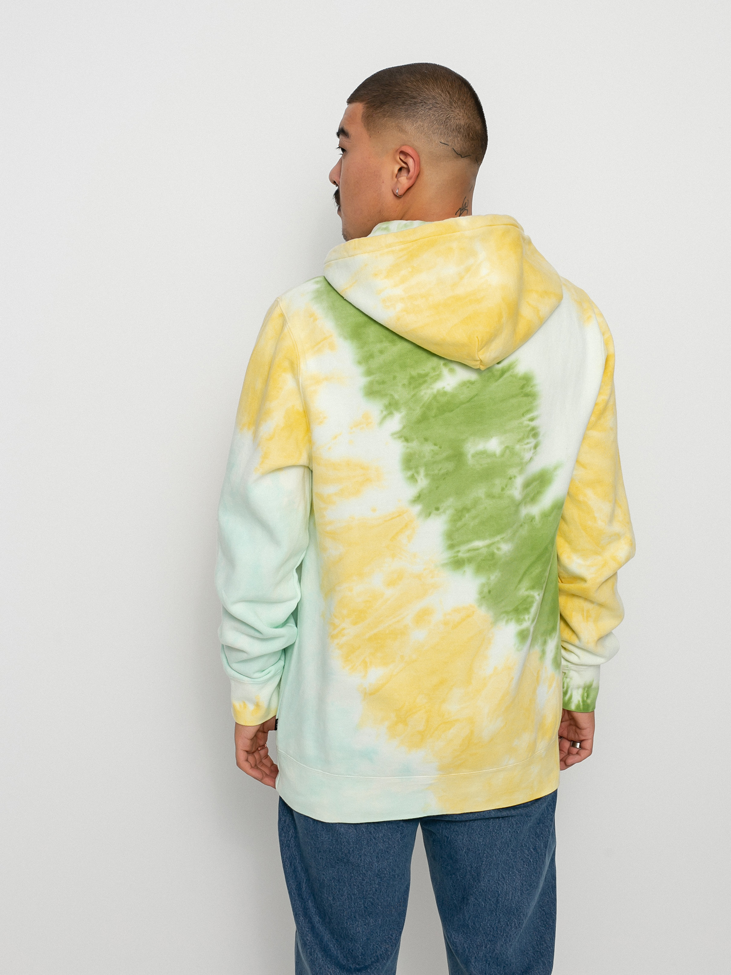 Bluza z kapturem HUF Lo-Fi Tiedye HD (gold)